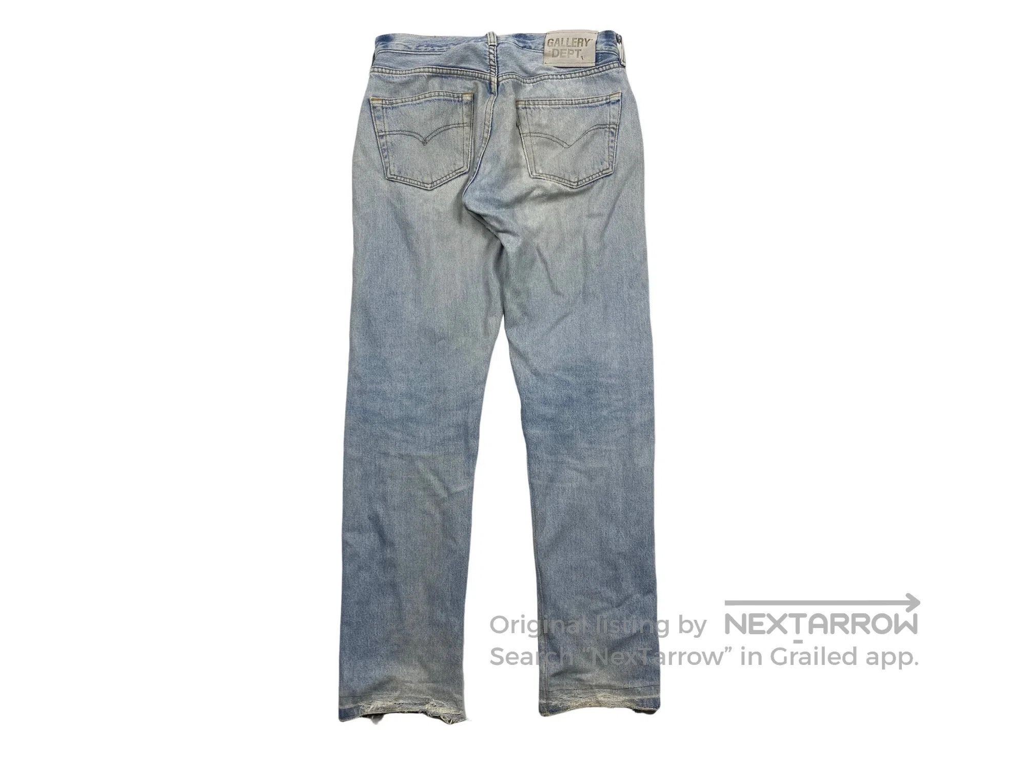 Gallery Dept. GALLERY DEPT. Washed Blue Denim Pants Size US 30 / EU 46 - 2 Thumbnail