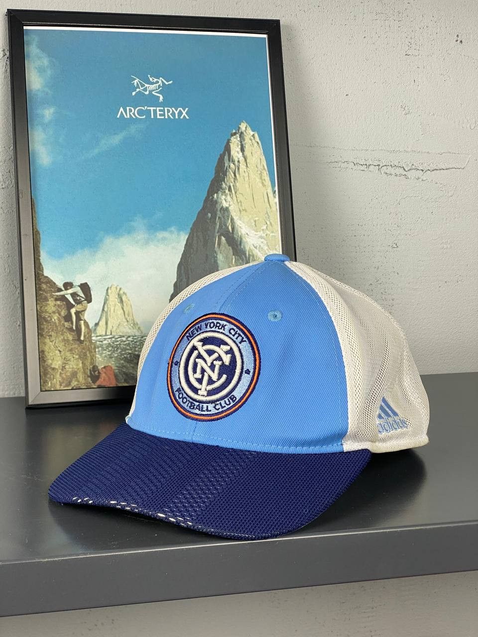 Adidas × Vintage New York City MLS Adidas Soccer Hat Cap Vintage Size ONE SIZE - 3 Thumbnail