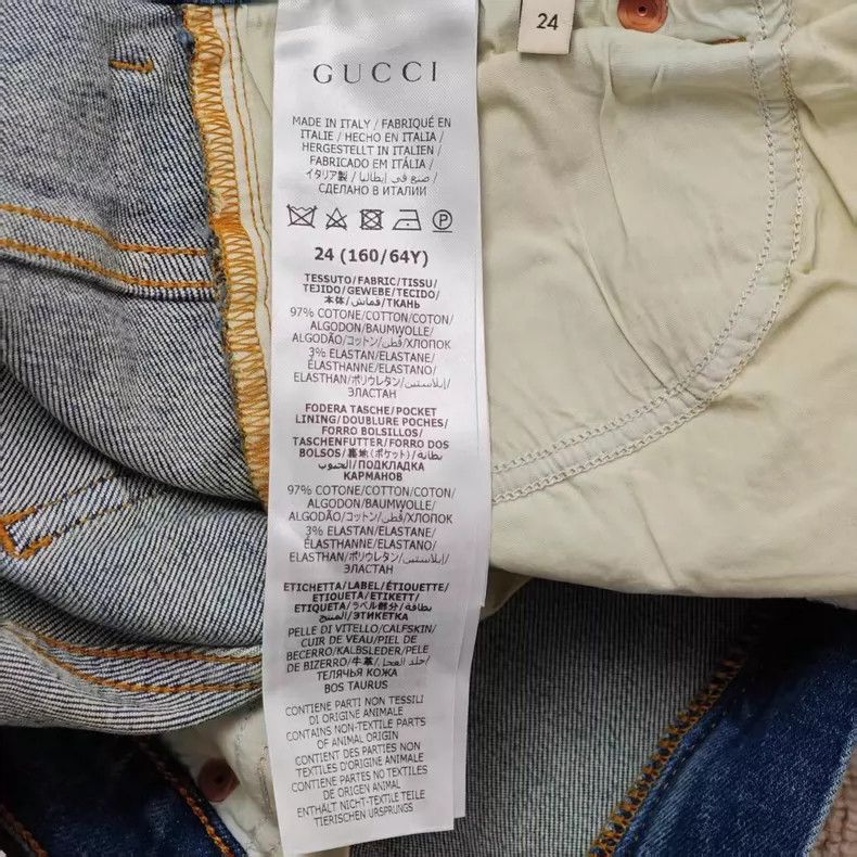 Gucci Gucci Horseshoe buckle jeans Size 24" / US 00 / IT 34 - 5 Thumbnail
