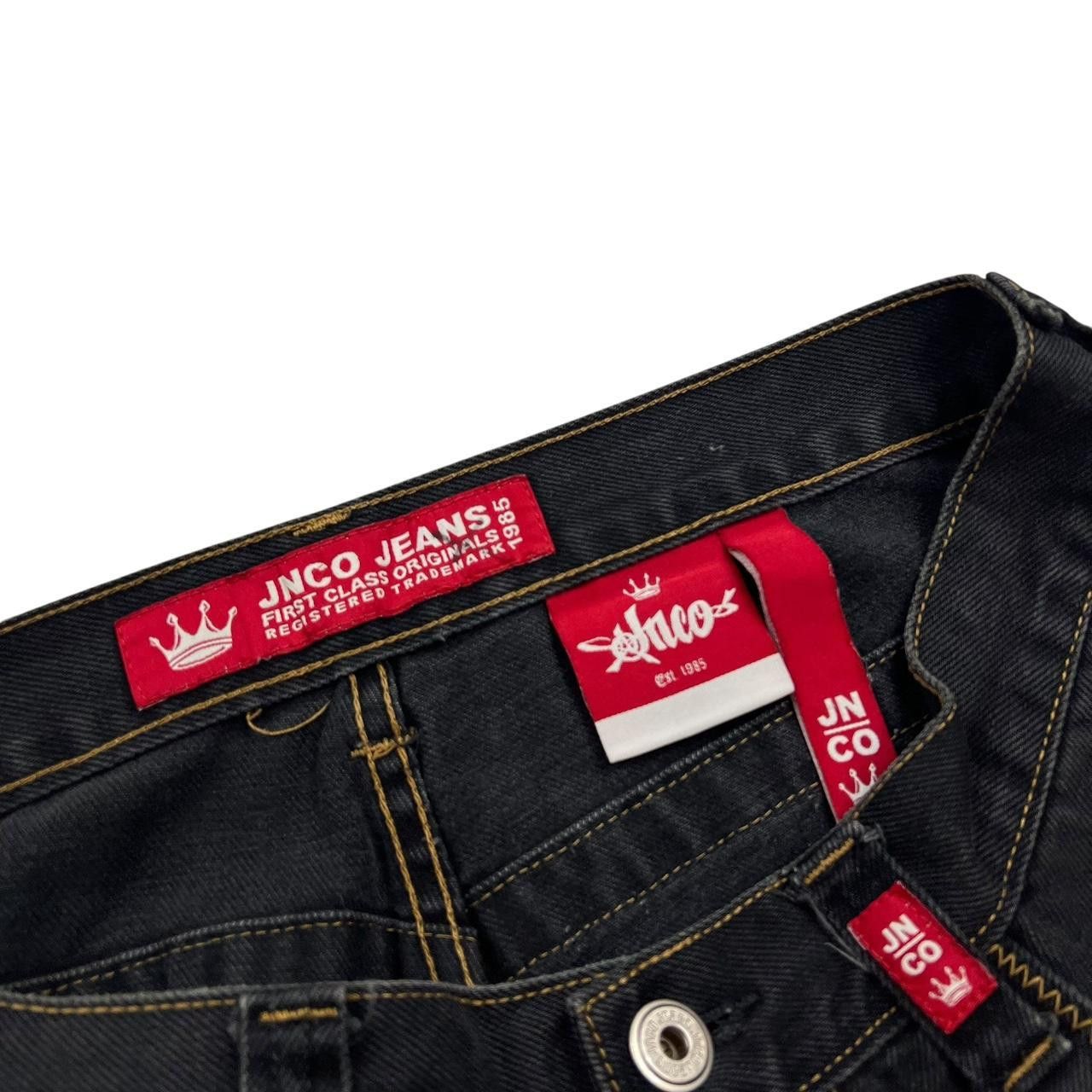 JNCO Vintage Jnco Embroidered 8 Ball Denim Shorts Jorts Waist 34 Size US 34 / EU 50 - 7 Thumbnail