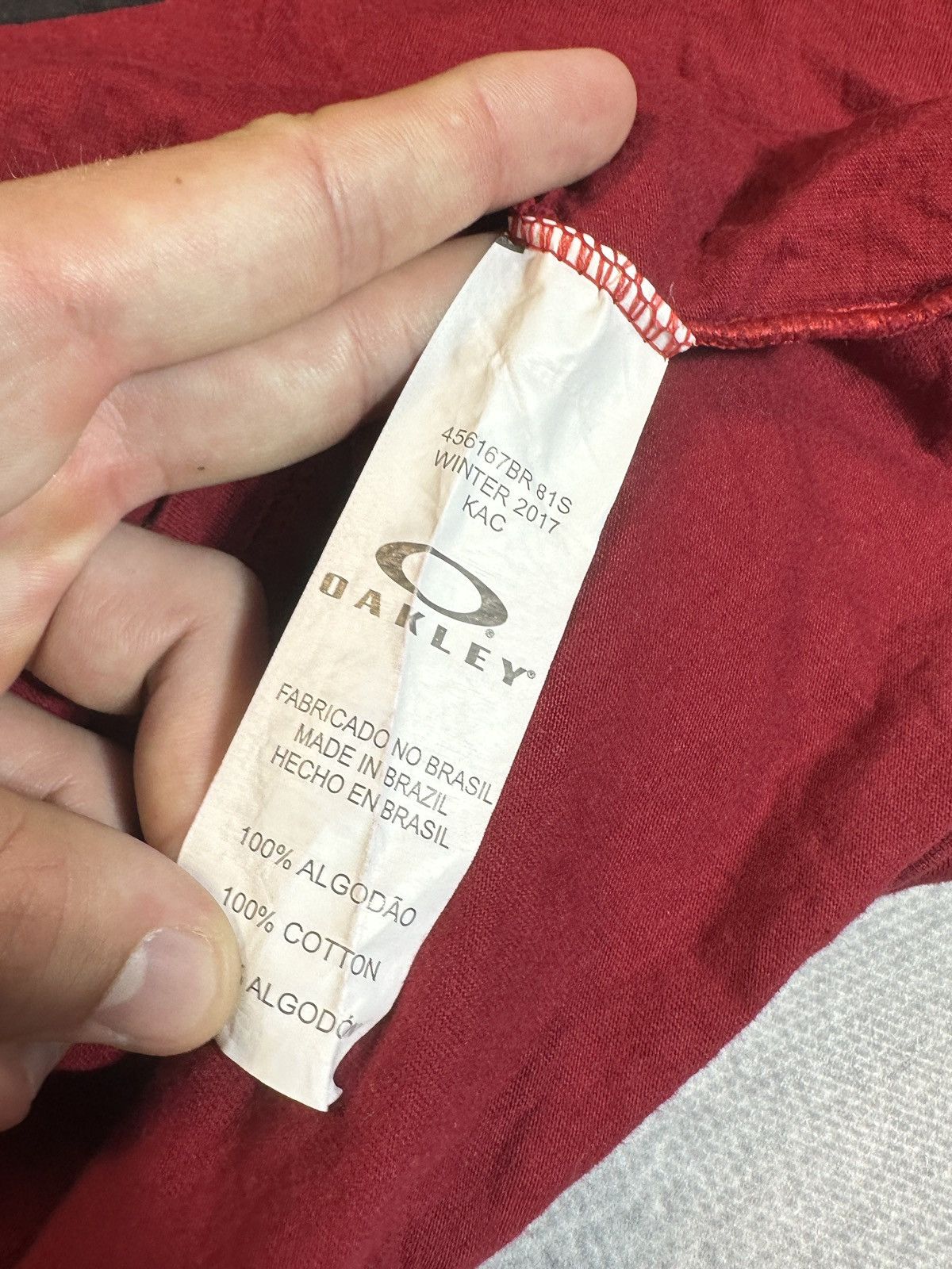 Oakley Vintage Oakley Logo T-shirt Avant Garde USA Style Rare VTg L Size US M / EU 48-50 / 2 - 5 Thumbnail