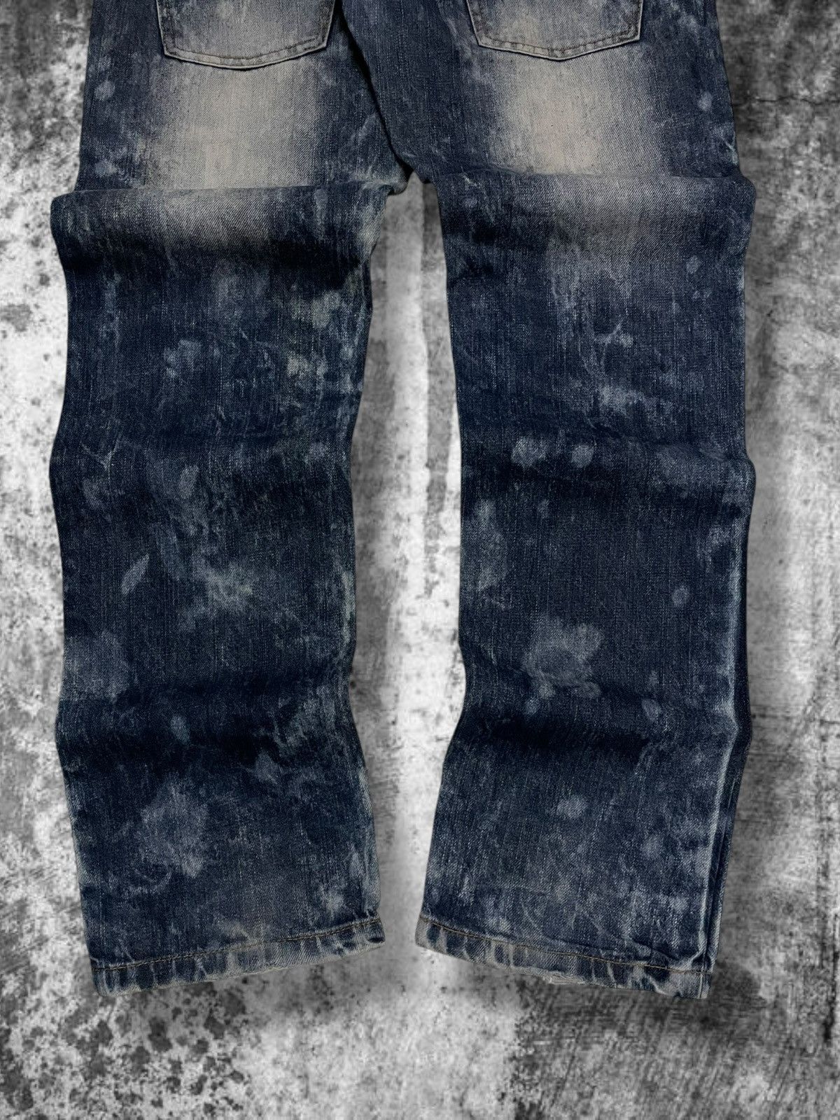 Hysteric Glamour Vintage 90’s Japan Designer Iconic Nylaus ‘UNDERGROUND’ Jean Size US 29 - 3 Thumbnail