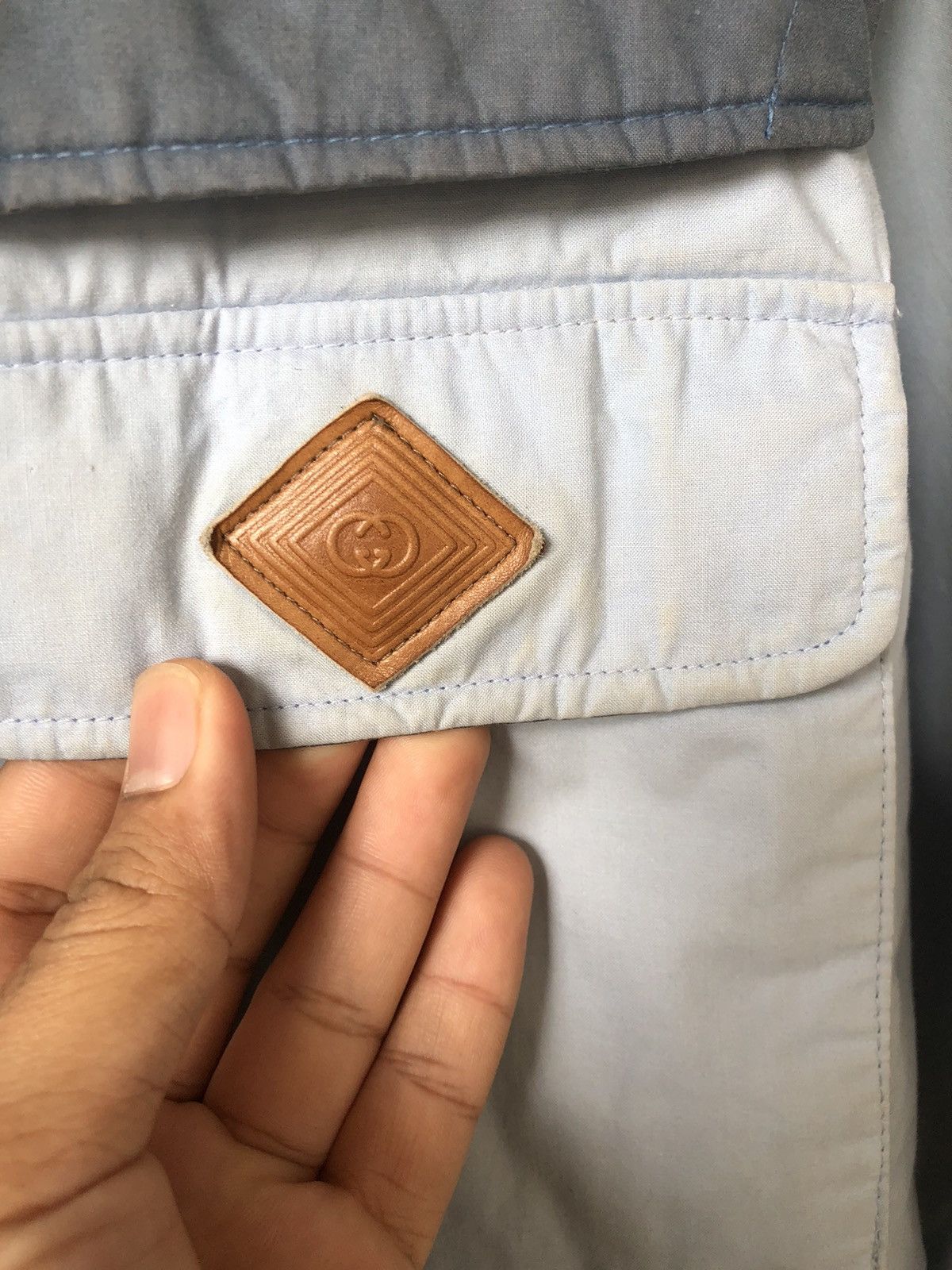 Gucci Rare🔥 Vintage Gucci Distressed Padding Jacket Size US XS / EU 42 / 0 - 9 Thumbnail