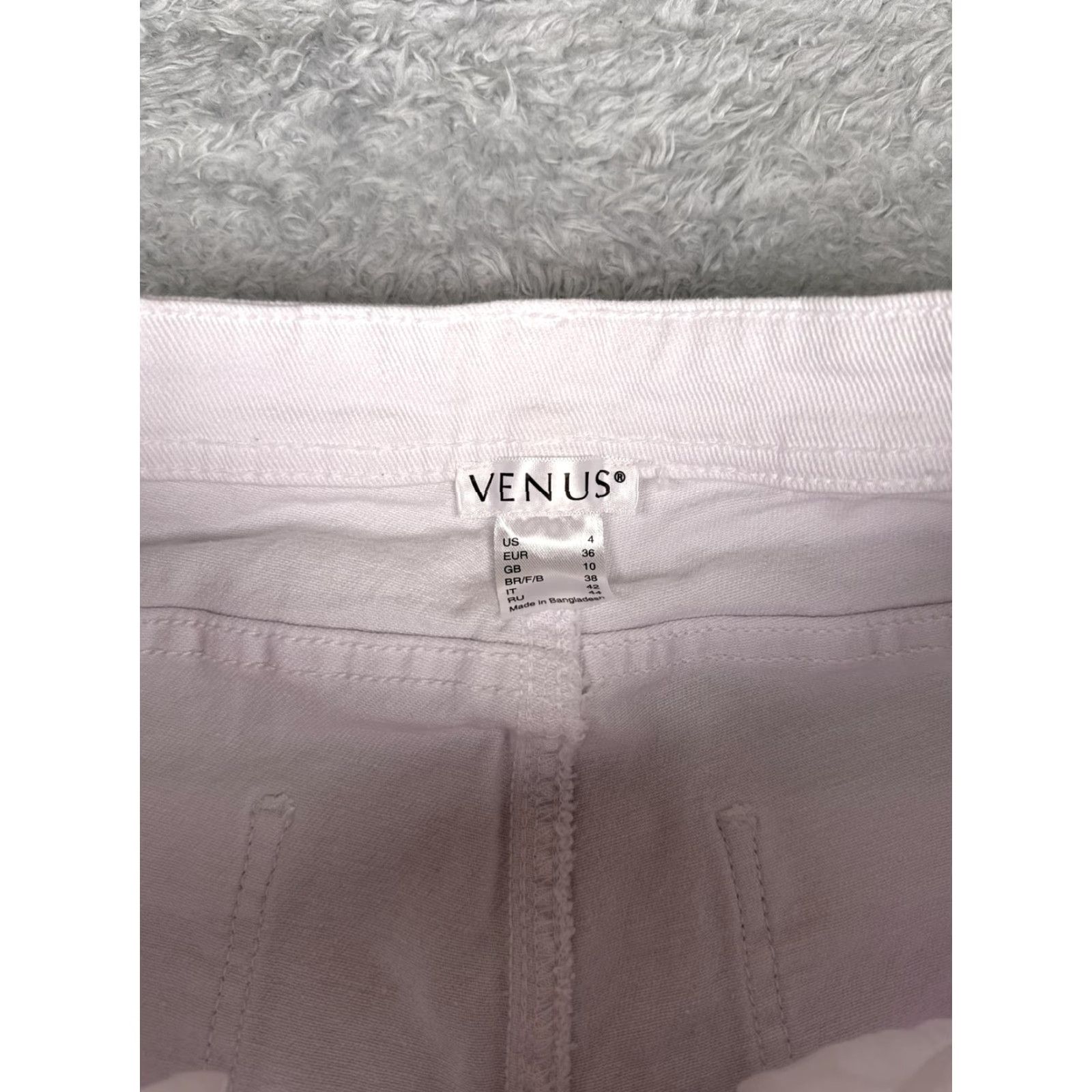 Venus Venus Jeans Womens 4 Pink Distressed Skinny Ankle Zip 5-Pocket Stretch Denim Size 27" / US 4 / IT 40 - 6 Thumbnail