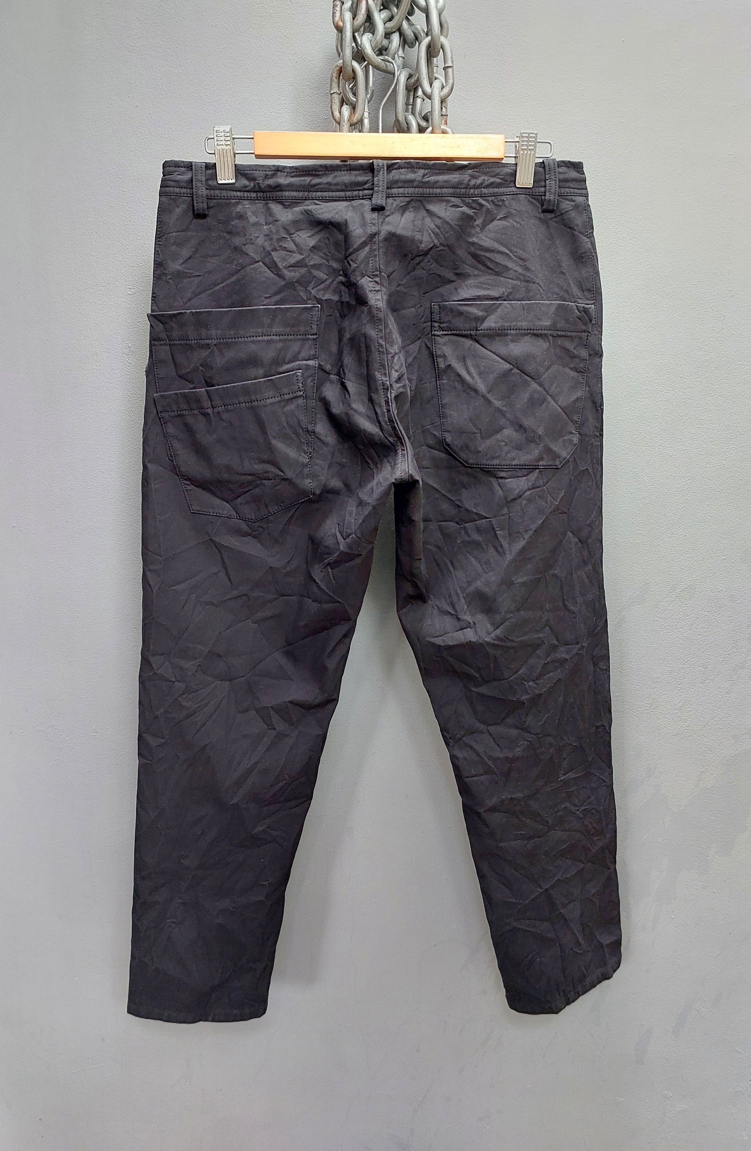 Y's × Y's for Men × Yohji Yamamoto Y's x Yohji Yamamoto Black Utility Tapered Pants Size US 33 - 7 Thumbnail