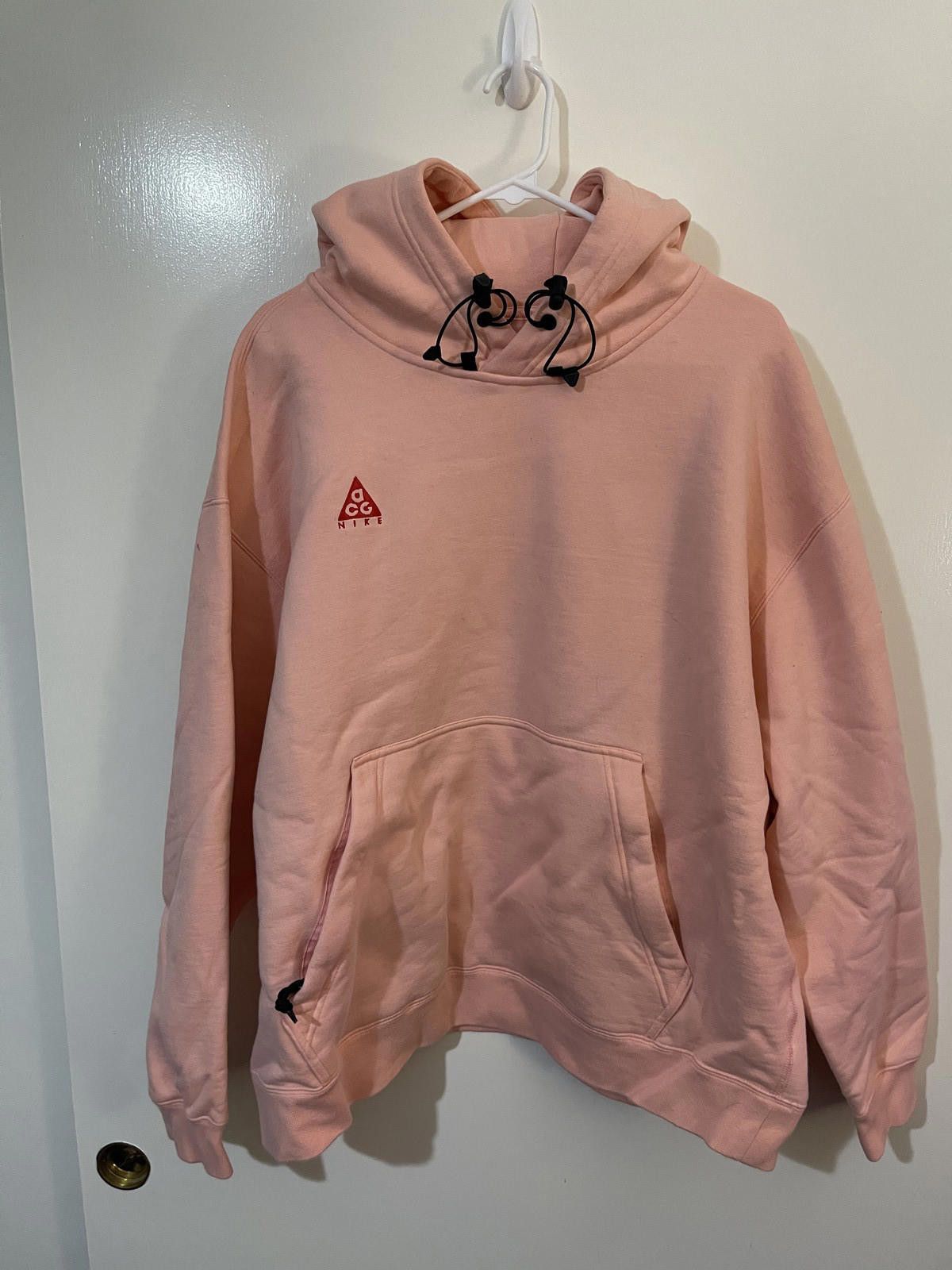 Nike ACG Pullover Hoodie Size Mens XL Pink Good Condition