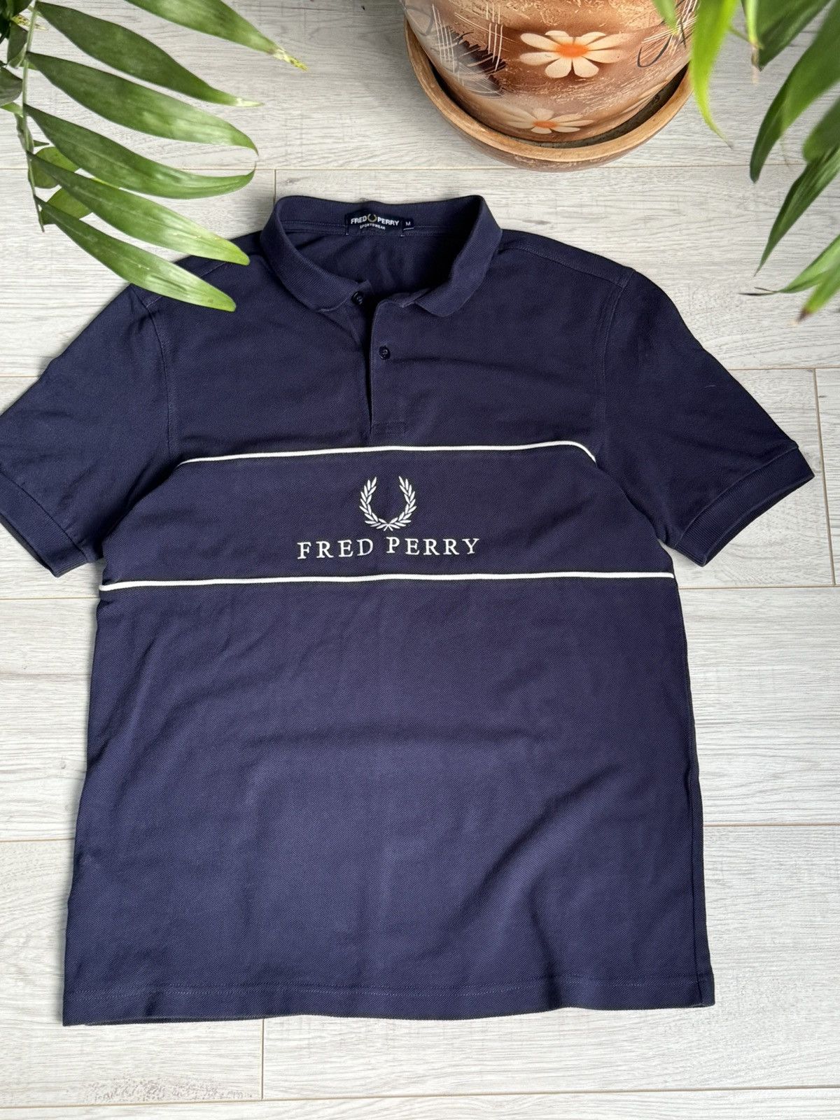 Fred Perry × Vintage Vintage polo Fred Perry center logo shirt Size US M / EU 48-50 / 2 - 2 Thumbnail