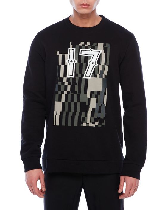 Givenchy Black Camo 17 Print Sweatshirt Size US M / EU 48-50 / 2 - 3 Thumbnail