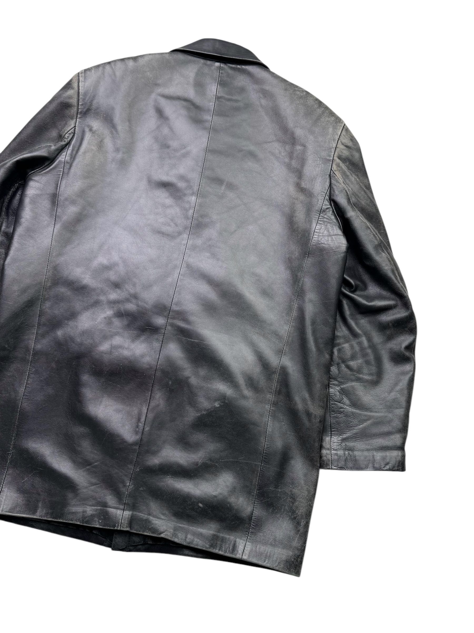 Other Vintage Time Faded Leather Jacket M125D15(E123)(V105) Size US XL / EU 56 / 4 - 12 Thumbnail