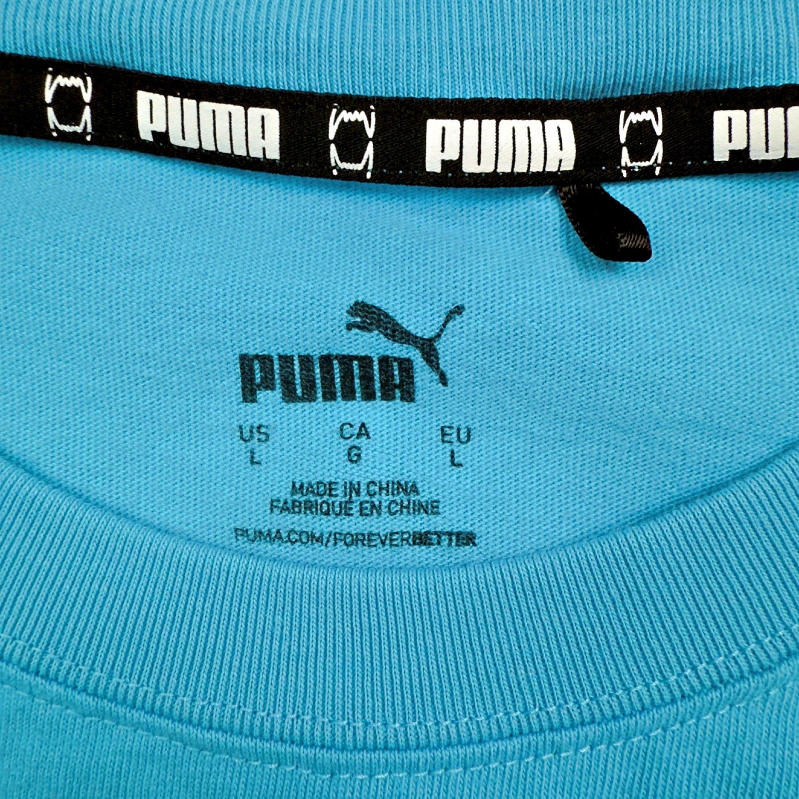 Puma Puma x Lamelo Ball Melo Spark Teal T-shirt Rare 1of1 Heem Size US L / EU 52-54 / 3 - 6 Thumbnail
