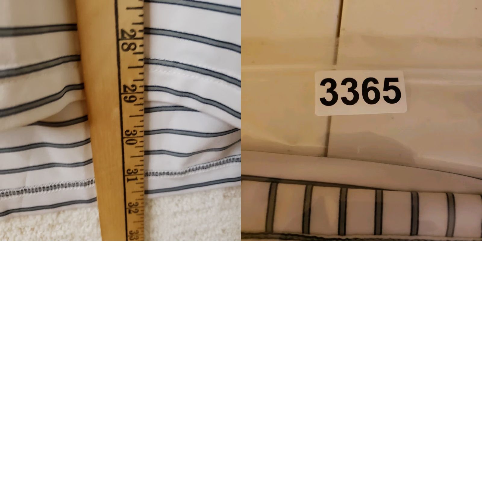 Vintage Byron Nelson Polo Mens M White Gray Striped Short Sleeve Shirt Golf Size US M / EU 48-50 / 2 - 9 Thumbnail