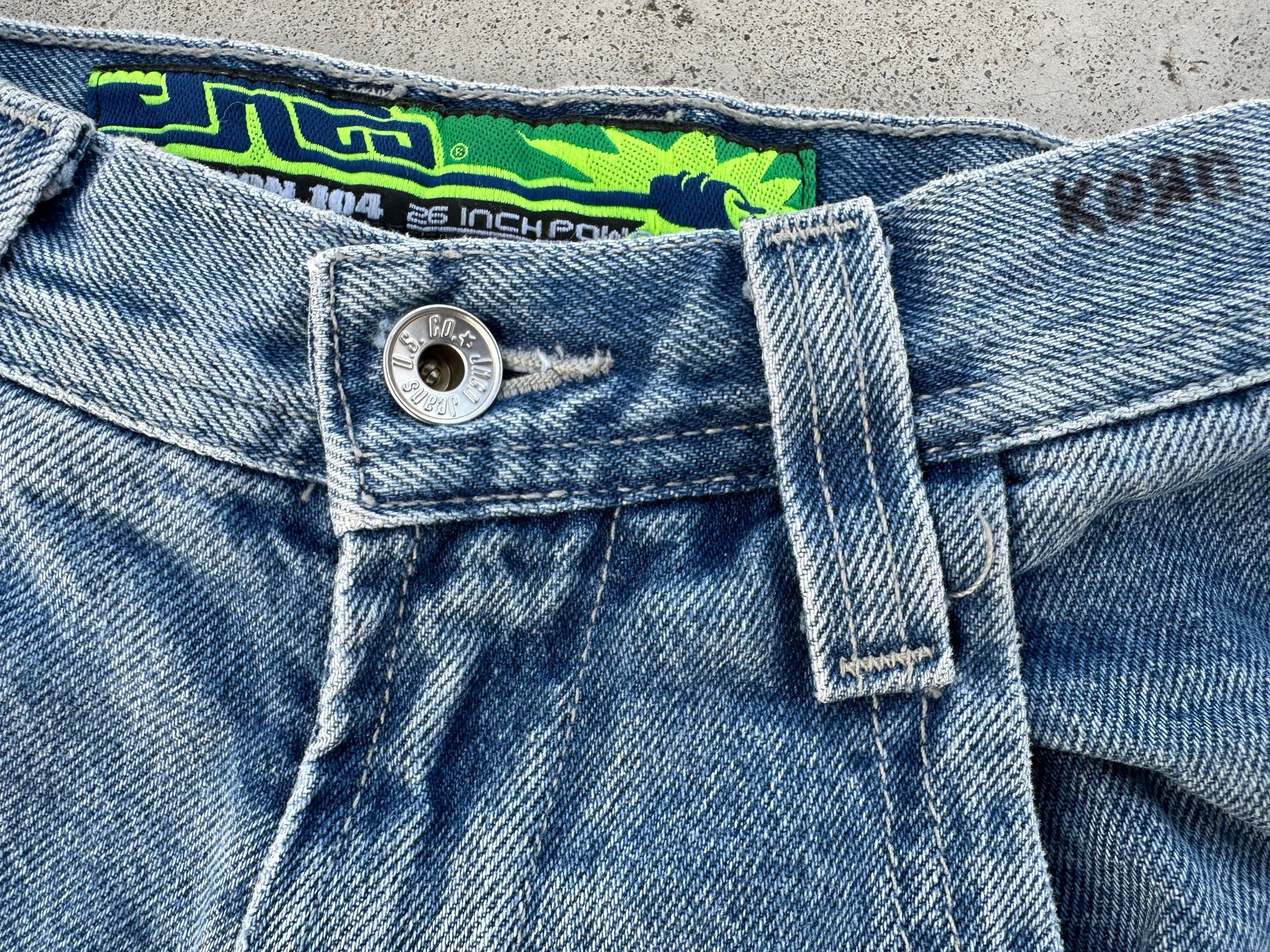 JNCO 90's Rare💥Vintage Jnco Powersurges wide leg baggy 27×30 Size US 27 - 12 Thumbnail