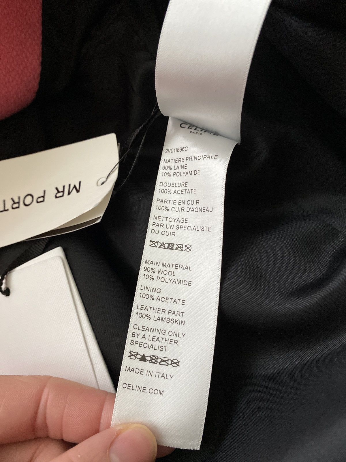 Celine CELINE - Embroidered Virgin Wool blend jacket Size US L / EU 52-54 / 3 - 9 Thumbnail