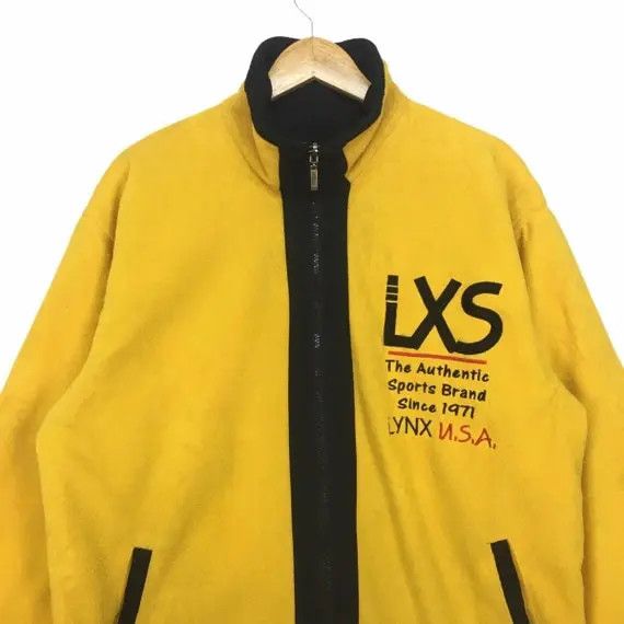 Vintage Vintage LYNX USA SPORTS Cartoon Reversible Fleece Jacket Size L / US 10 / IT 46 - 4 Thumbnail