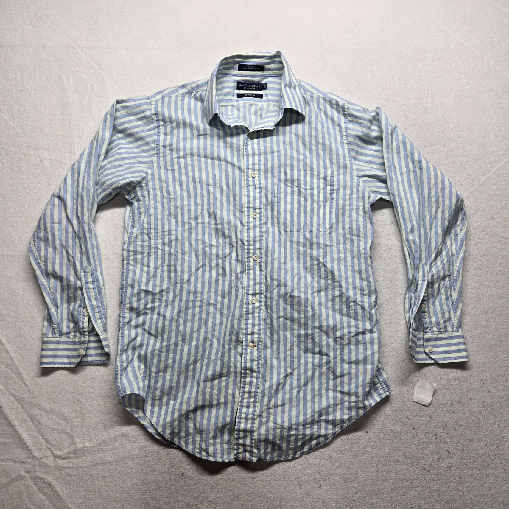 Cremieux Daniel Cremieux Shirt Green Denis Check Button-Down Long Sleeve Men XL 15.5 34 Regular Non-Iron Casual Work Suit Shirt Size US XL / EU 56 / 4 - 2 Thumbnail