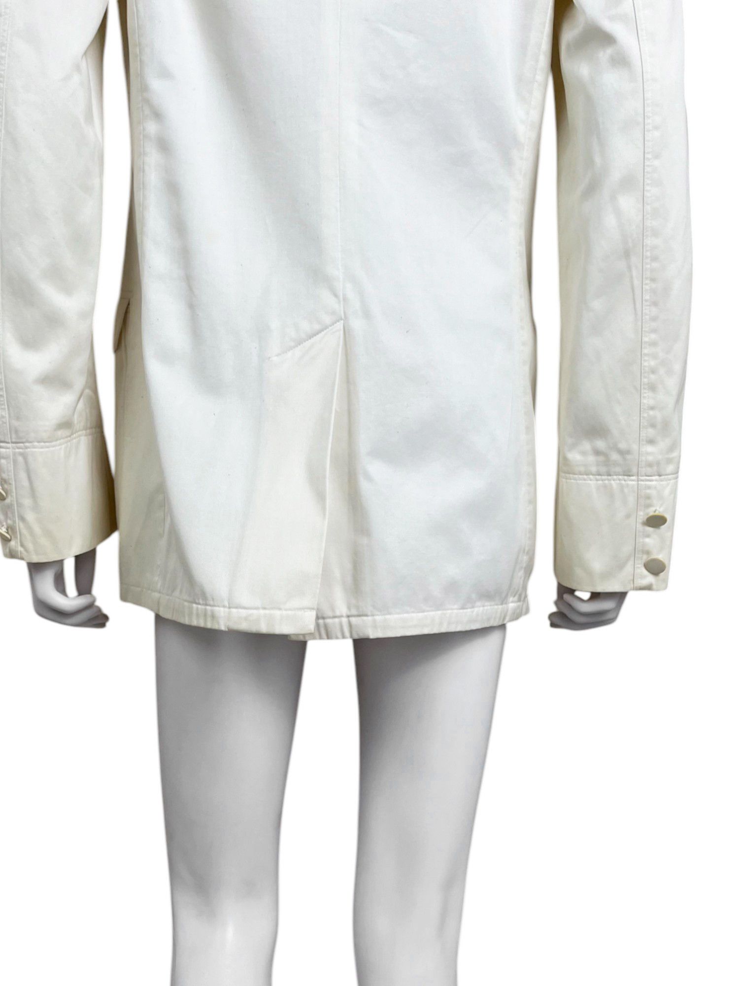 Maison Margiela by Martin S/S 2006 White Cotton Blazer Size M / US 6-8 / IT 42-44 - 10 Thumbnail