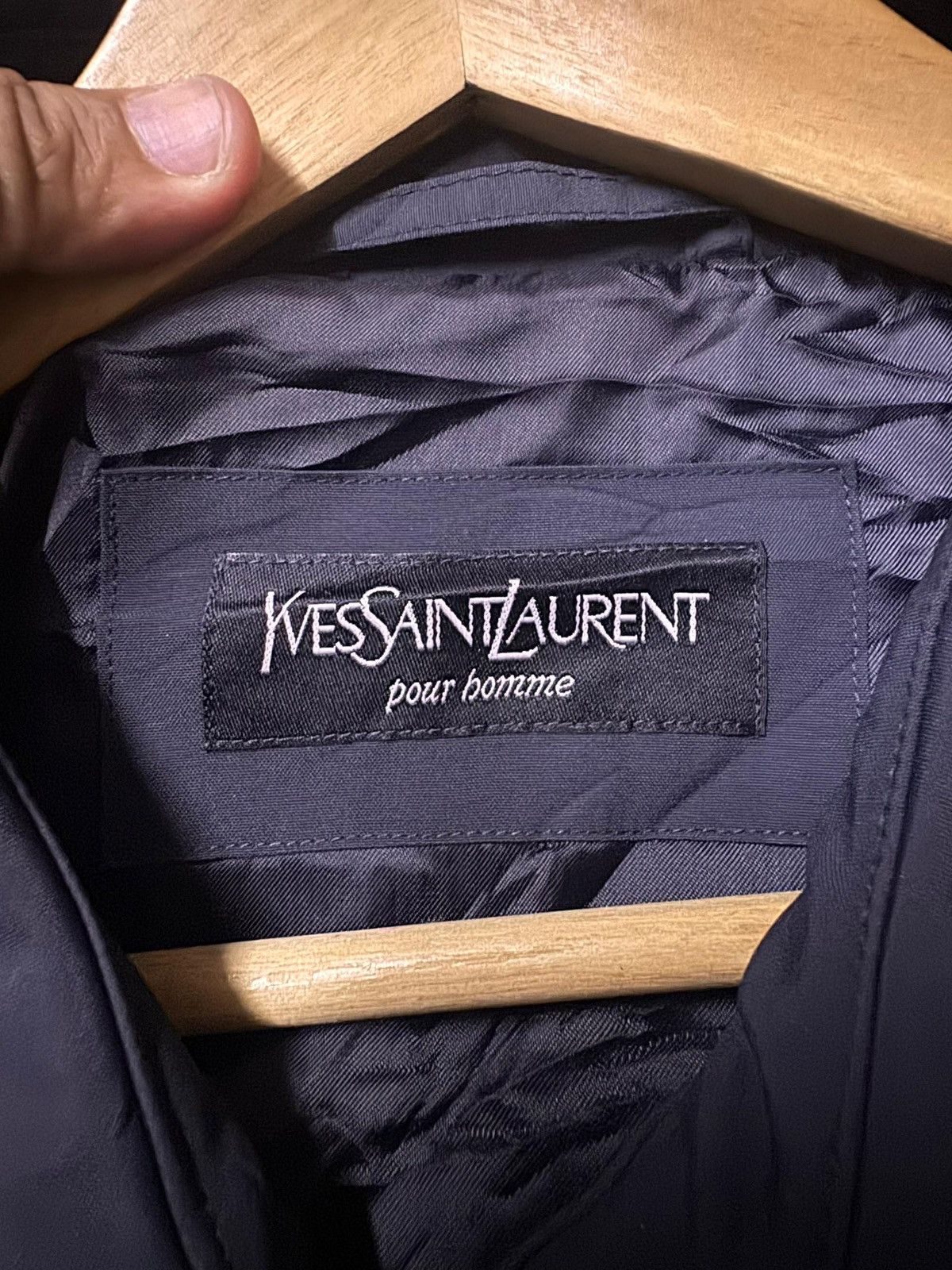 Yves Saint Laurent Vtg🔥Yves Saint Laurent Pour Homme Trench Coat Jacket Size US L / EU 52-54 / 3 - 8 Thumbnail