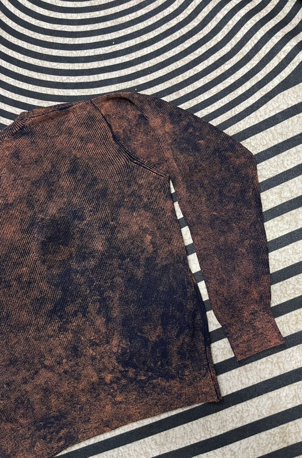 Comme des Garcons 1990s COMME DES GARCONS ACID WASH RAYON KNITWEAR Size US M / EU 48-50 / 2 - 13 Thumbnail