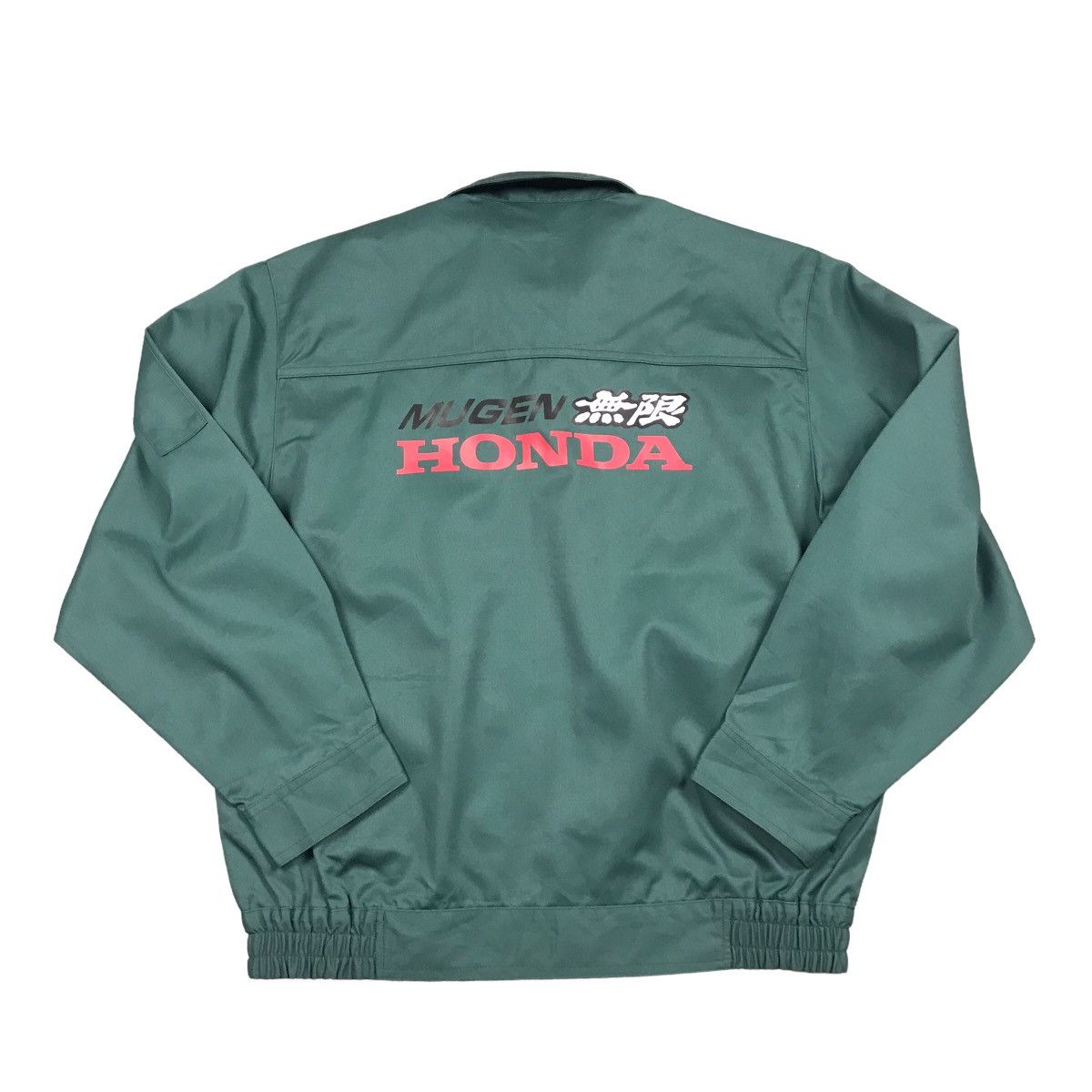 image of Honda Mugen Racing Bomber Work Uniform Jacket in Green, Men's (Size Medium)