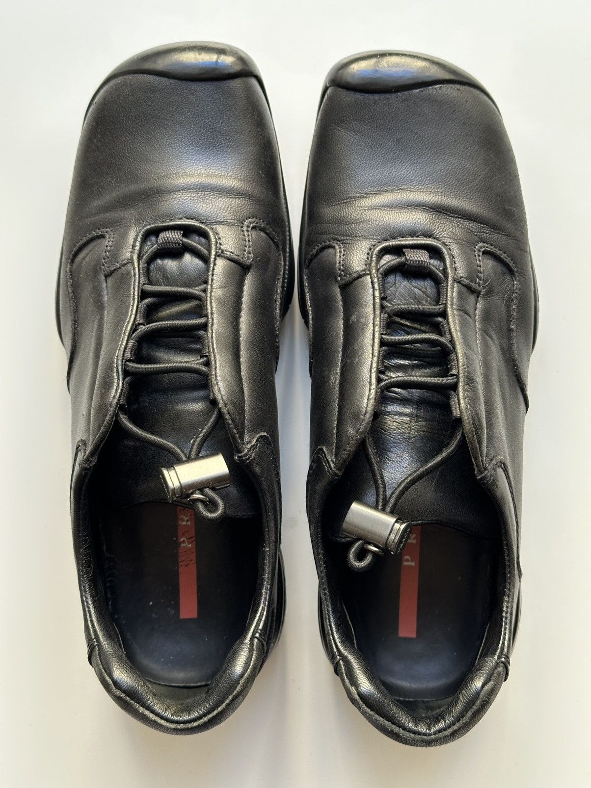 Prada Vintage Nappa Sport 90s Archive Leather Sneakers