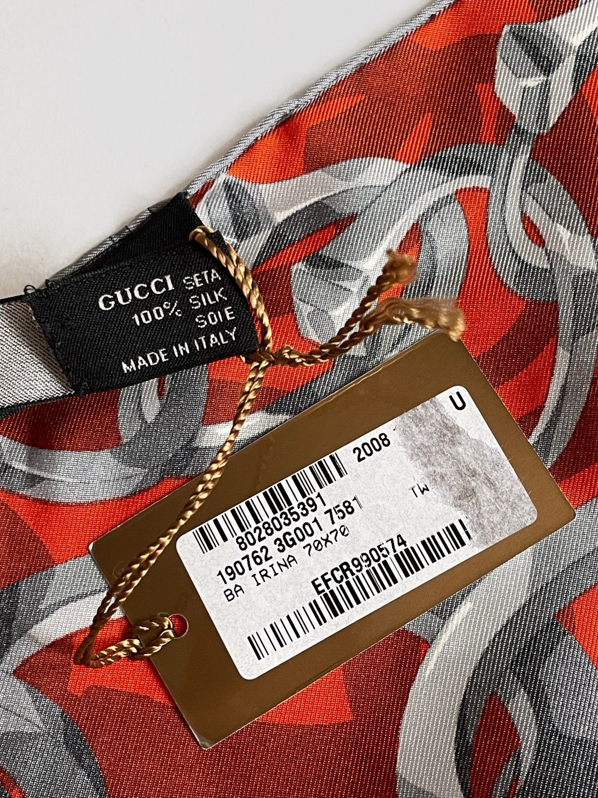 Gucci Gucci silk scarf Size ONE SIZE - 7 Thumbnail