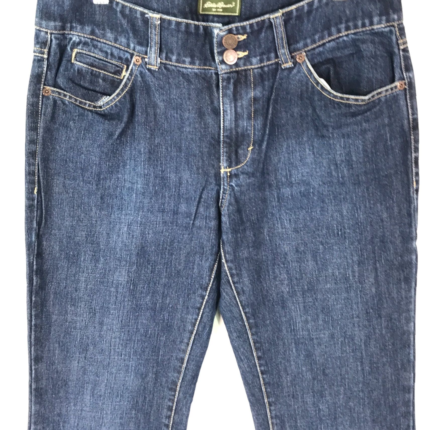 Eddie Bauer Eddie Bauer Jeans Women Regular Size 8 Blue Straight 32in Inseam 5-Pocket Denim Size 30" / US 8 / IT 44 - 2 Thumbnail