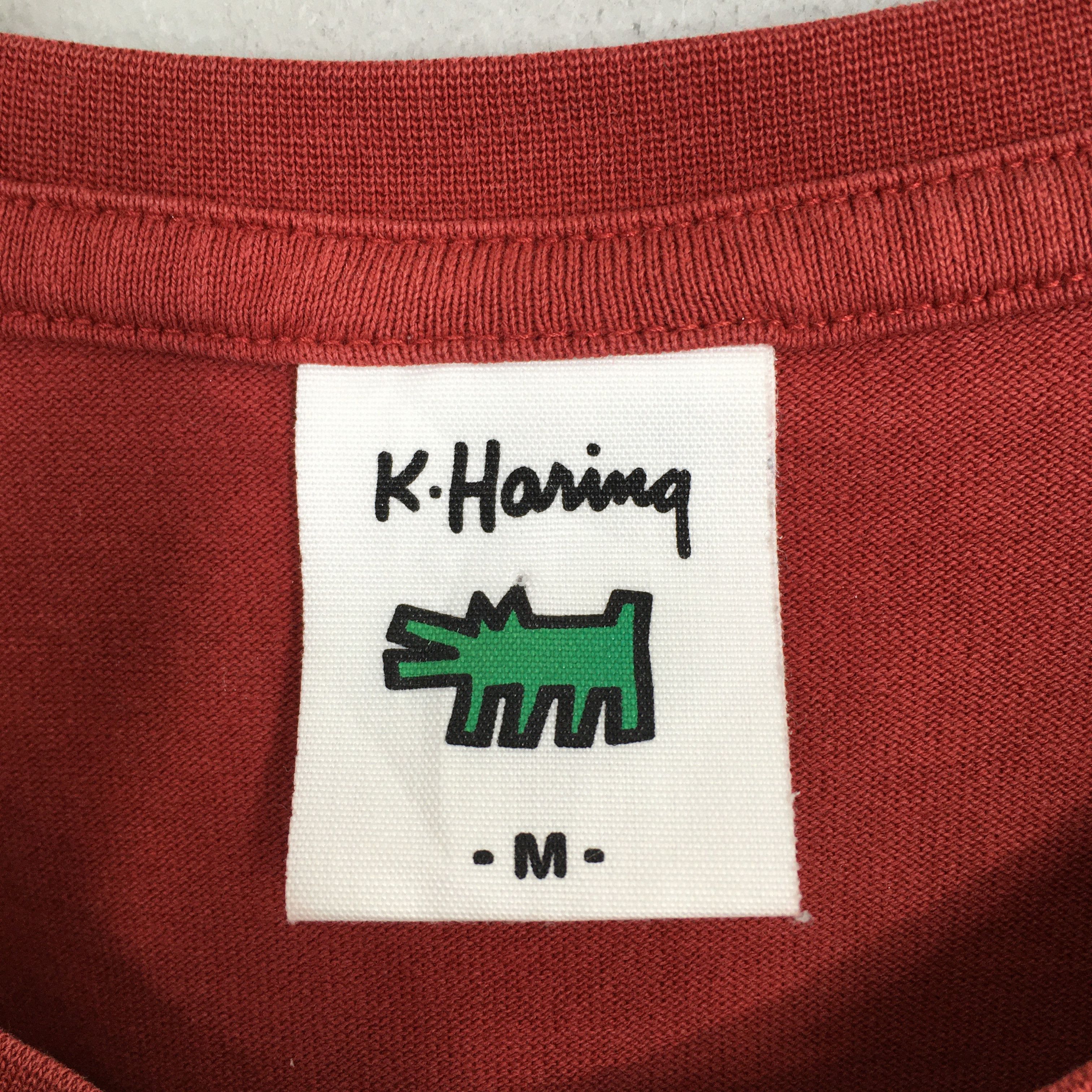 Keith Haring Vintage 90's Keith Haring American Flag Pop Art T shirt Size US M / EU 48-50 / 2 - 3 Thumbnail