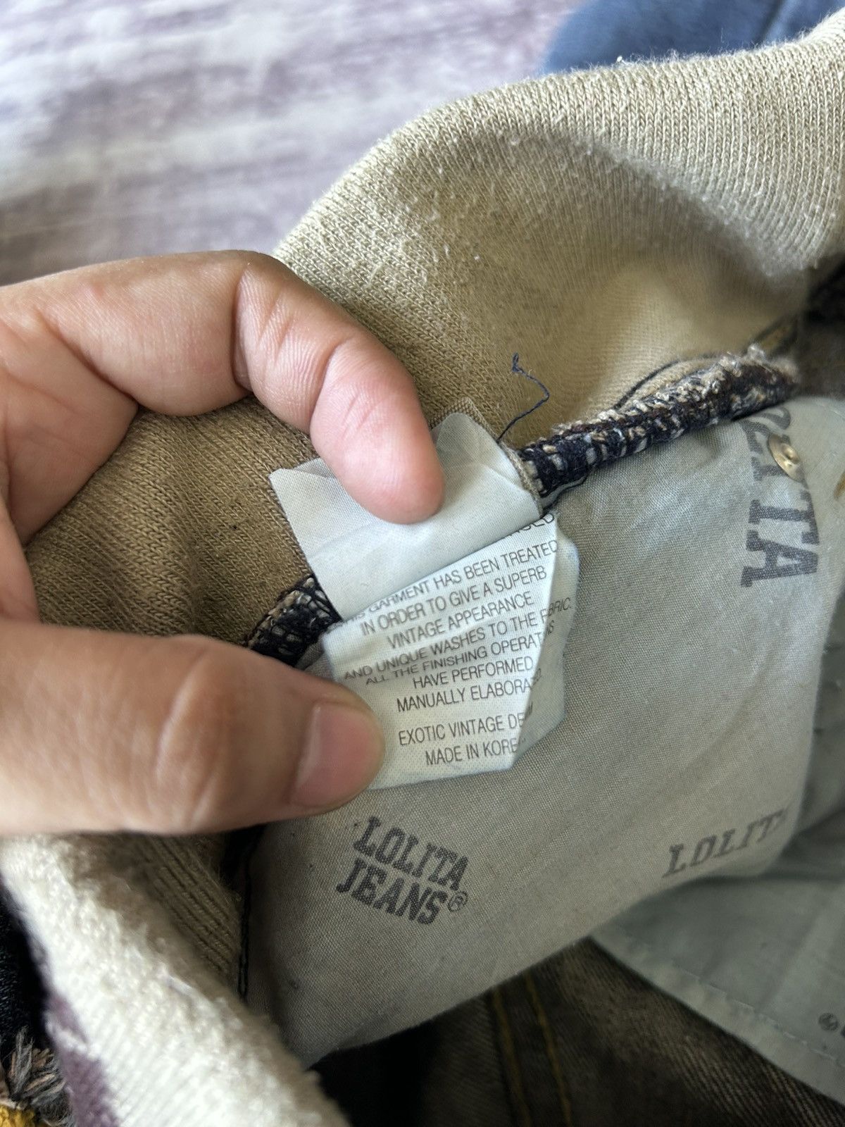 If Six Was Nine Lolita Cute Baby Jeans Size US 27 - 19 Thumbnail