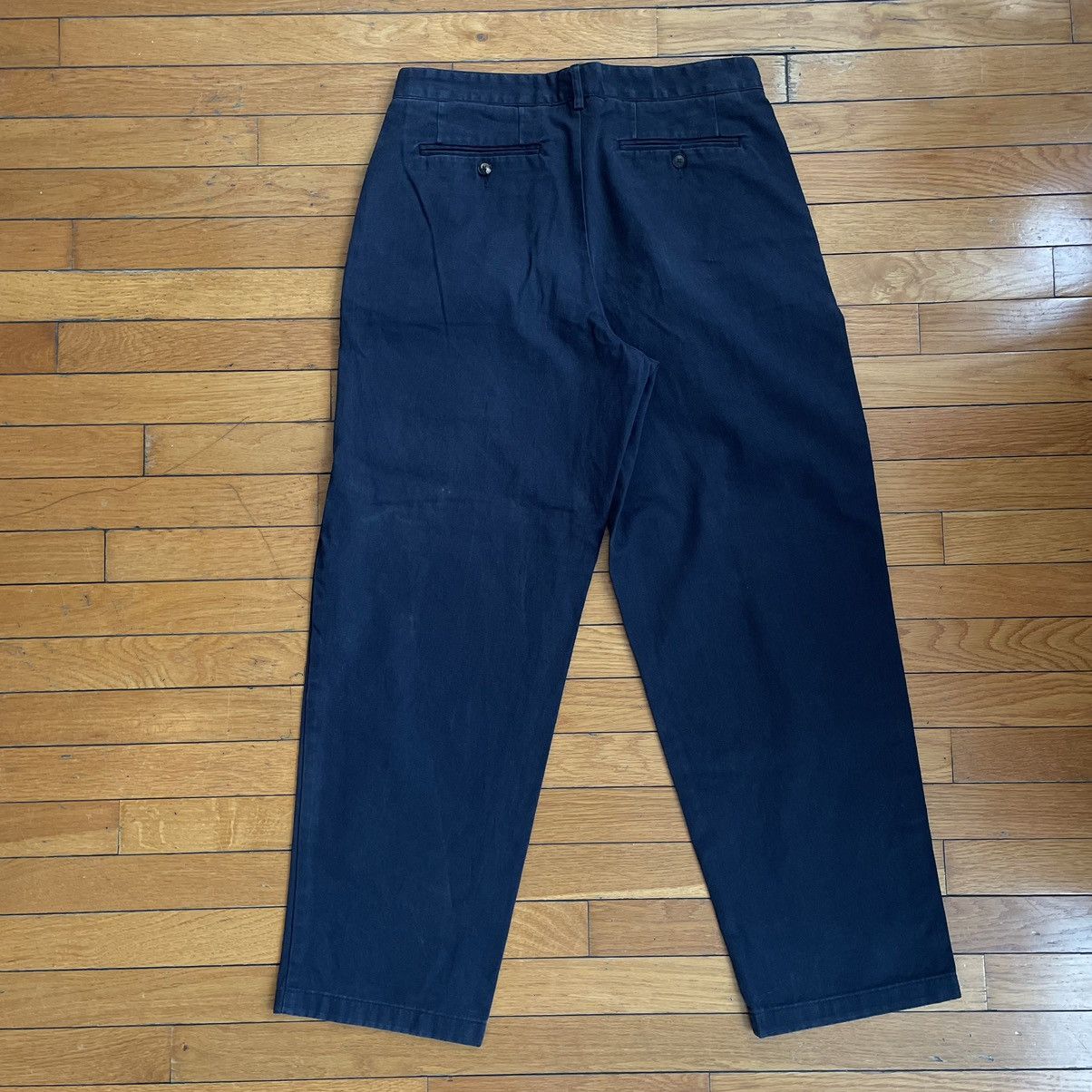 Noah Noah Double Pleated Navy Blue Pants Size US 32 / EU 48 - 2 Thumbnail