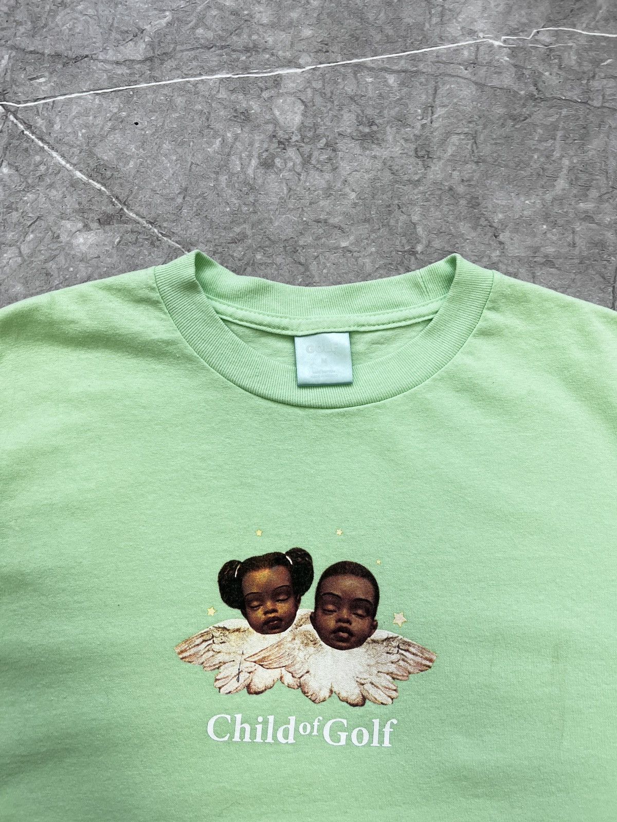 Golf Wang Golf Wang Child of Golf Logo Tee Size Medium Size US L / EU 52-54 / 3 - 4 Thumbnail