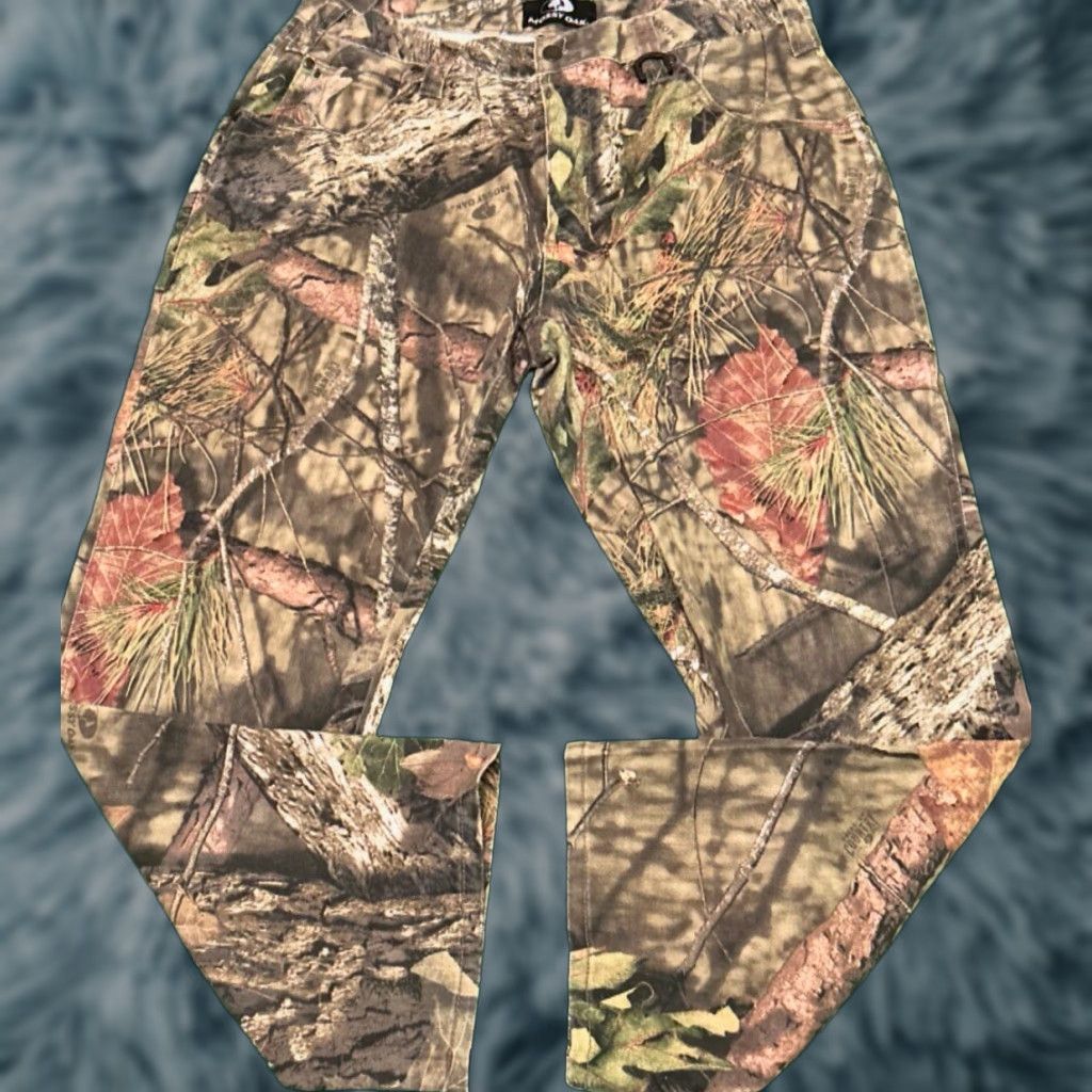 Vintage VINTAGE Mossy Oak Real Tree Camo Hunter Baggy Skater Jeans Mens 36 Wide-Leg Casual Outdoor Grunge Hip Hop Punk 90s Y2K Realtree Hunting Skater Size US 36 / EU 52 - 1 Thumbnail