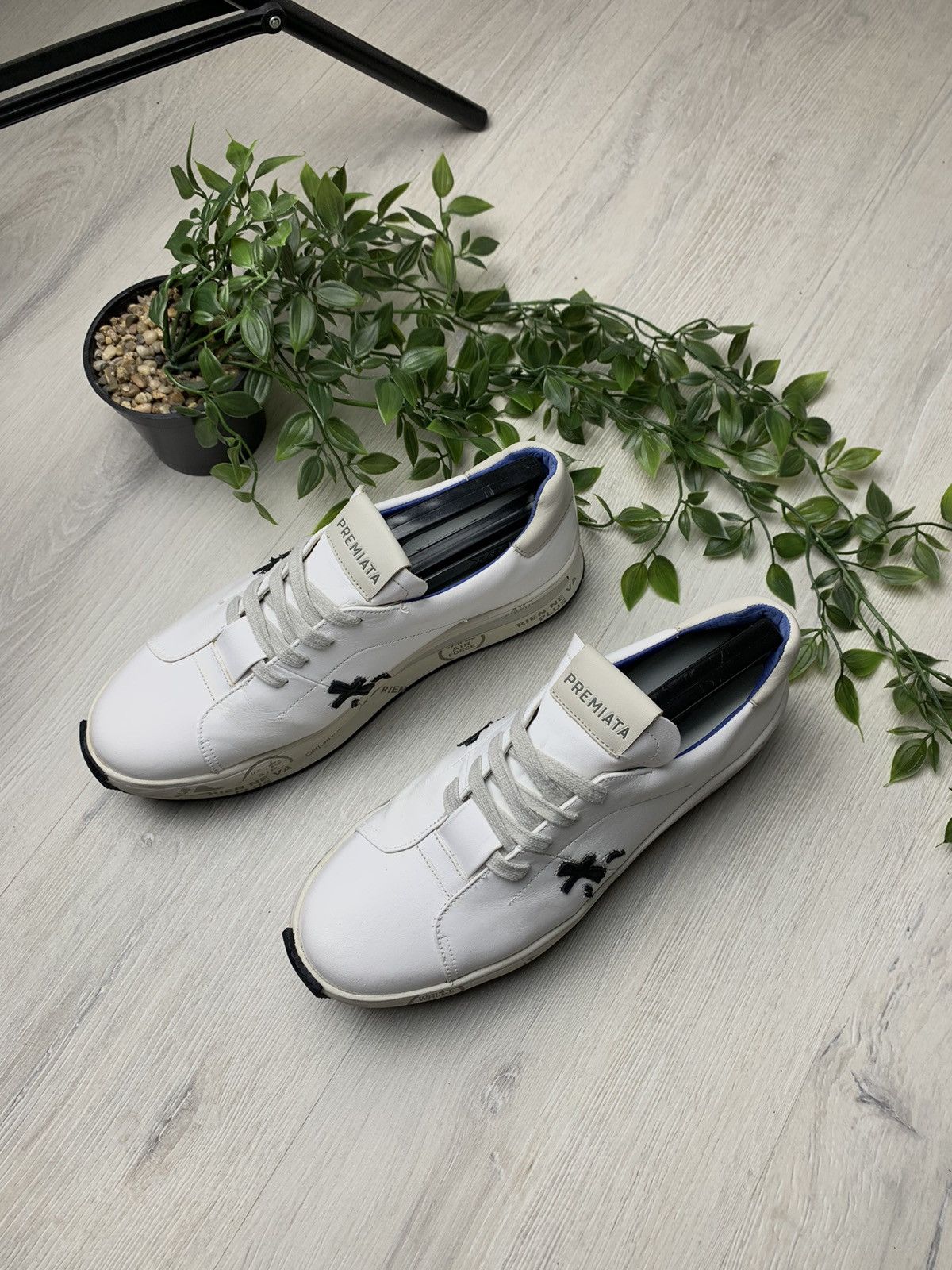 Leather × Premiata Premiata Low Top Luxury Platform Sneakers Size US 6.5 / IT 36.5 - 2 Thumbnail