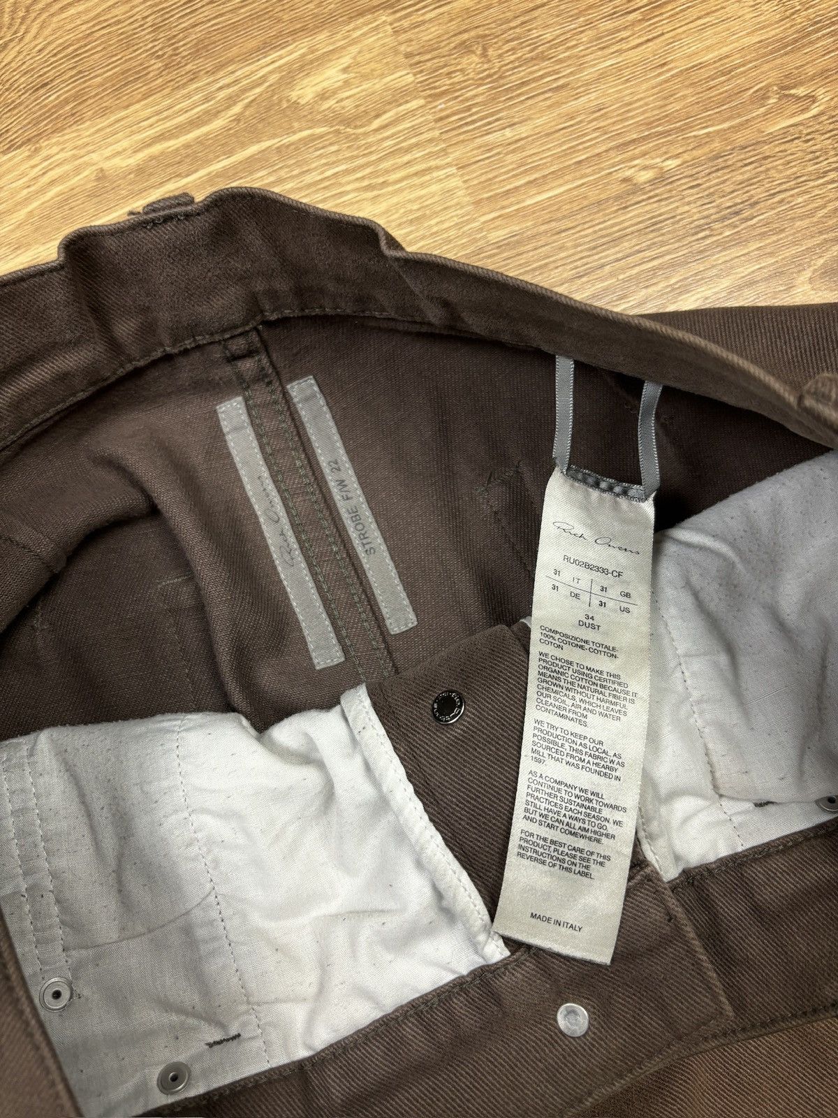 Rick Owens Rick Owens FW2022 “Strobe” Dust Pants Size US 32 / EU 48 - 8 Thumbnail