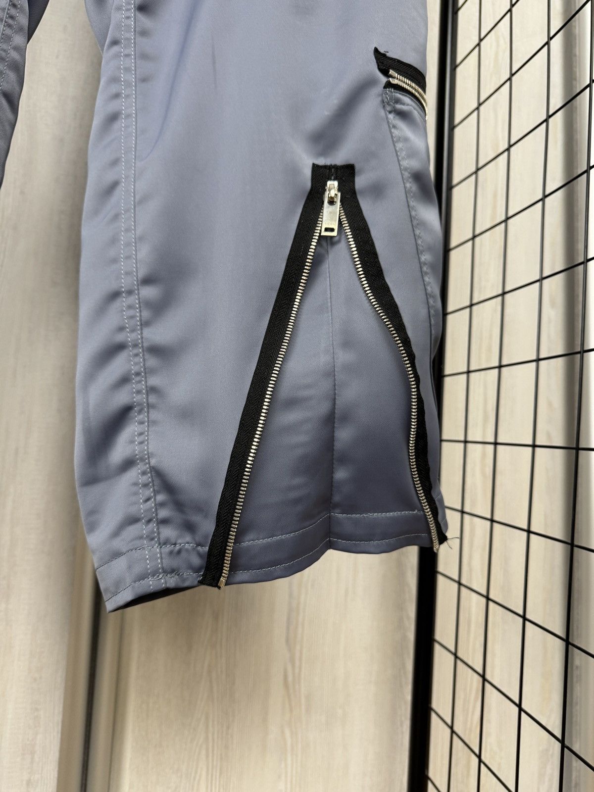 Japanese Brand SS20 TAAKK MULTI ZIPPER NYLON Grey-Blue PANTS y2k cargo Size US 32 / EU 48 - 7 Thumbnail