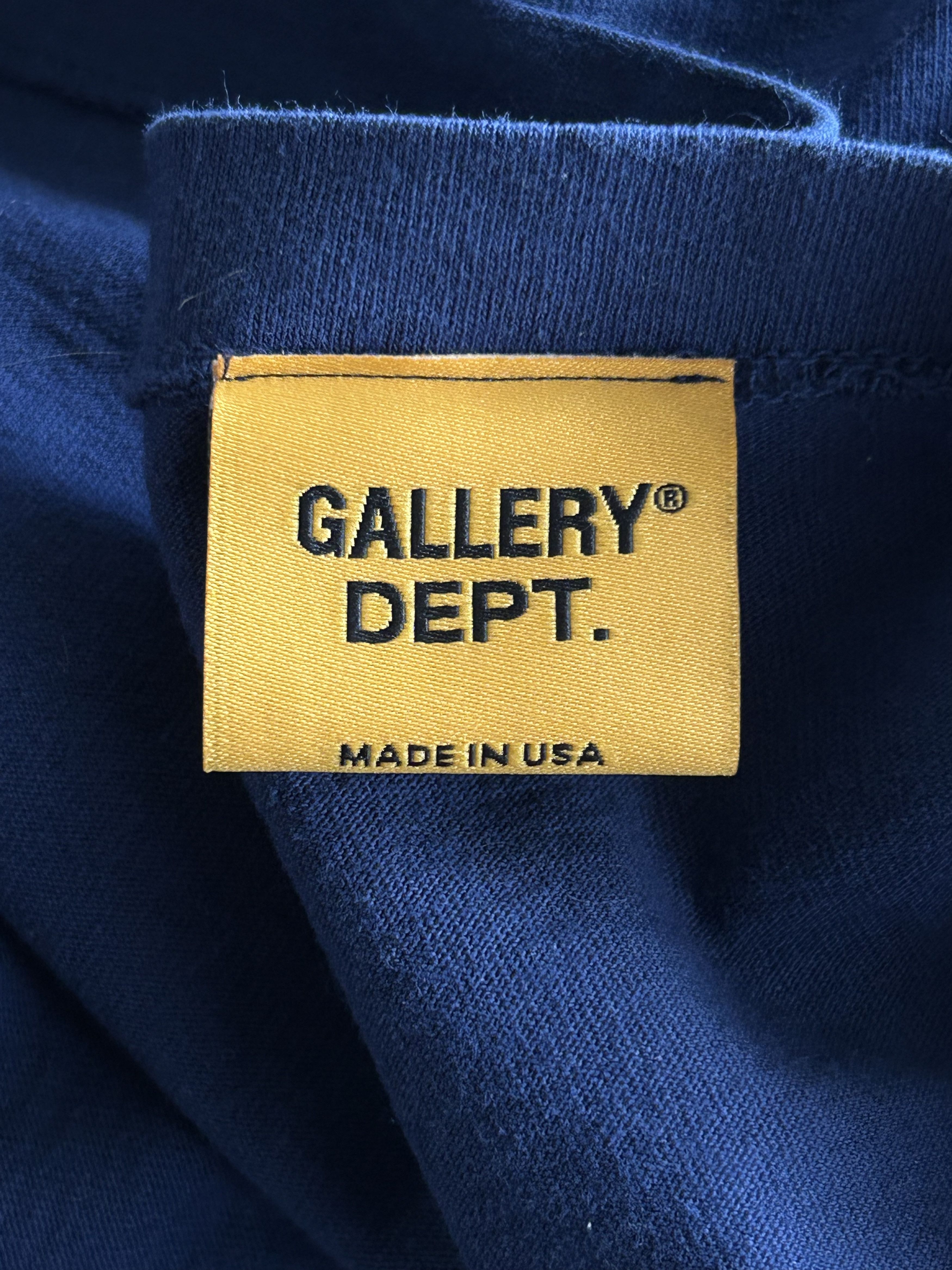 Gallery Dept. Gallery Dept Blue & Orange Tokyo Glitter Logo T-Shirt Size US S / EU 44-46 / 1 - 4 Thumbnail