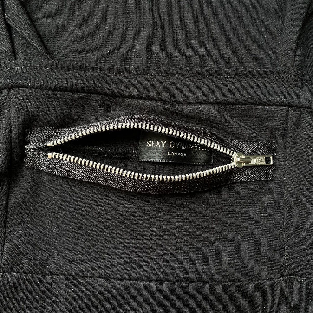 Japanese Brand × Seditionaries SEXY DYNAMITE. Black Mini Dress with Zipper Detail Size M / US 6-8 / IT 42-44 - 21 Thumbnail