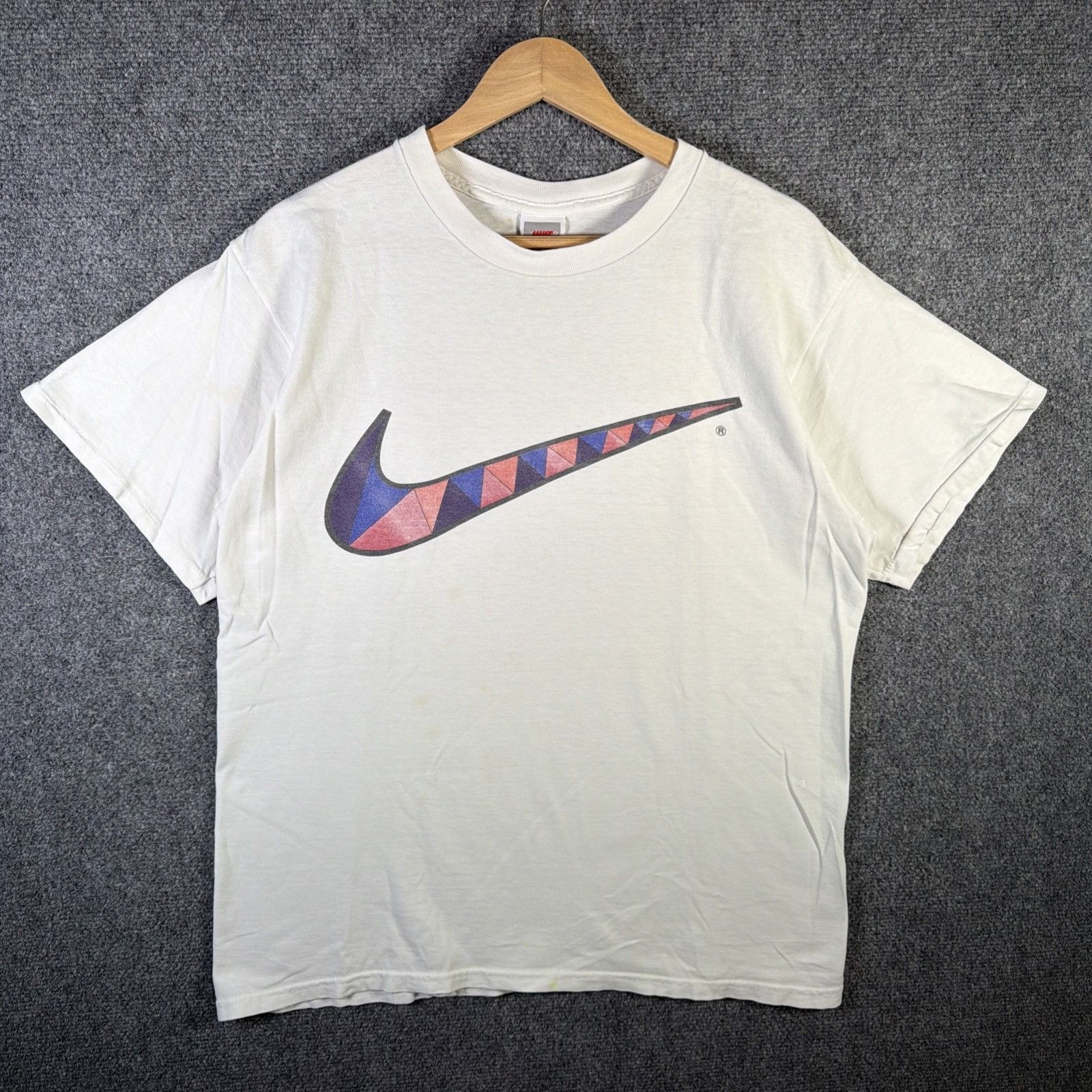 Nike Vintage Nike Shirt Mens White 80s Center Swoosh Jungle ACG Size US M / EU 48-50 / 2 - 1 Thumbnail