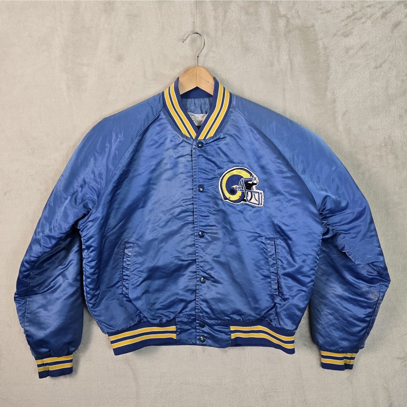 Chalk Line Vintage 80s Chalk Line Los Angeles Rams Bomber Jacket XL Size US XL / EU 56 / 4 - 4 Thumbnail
