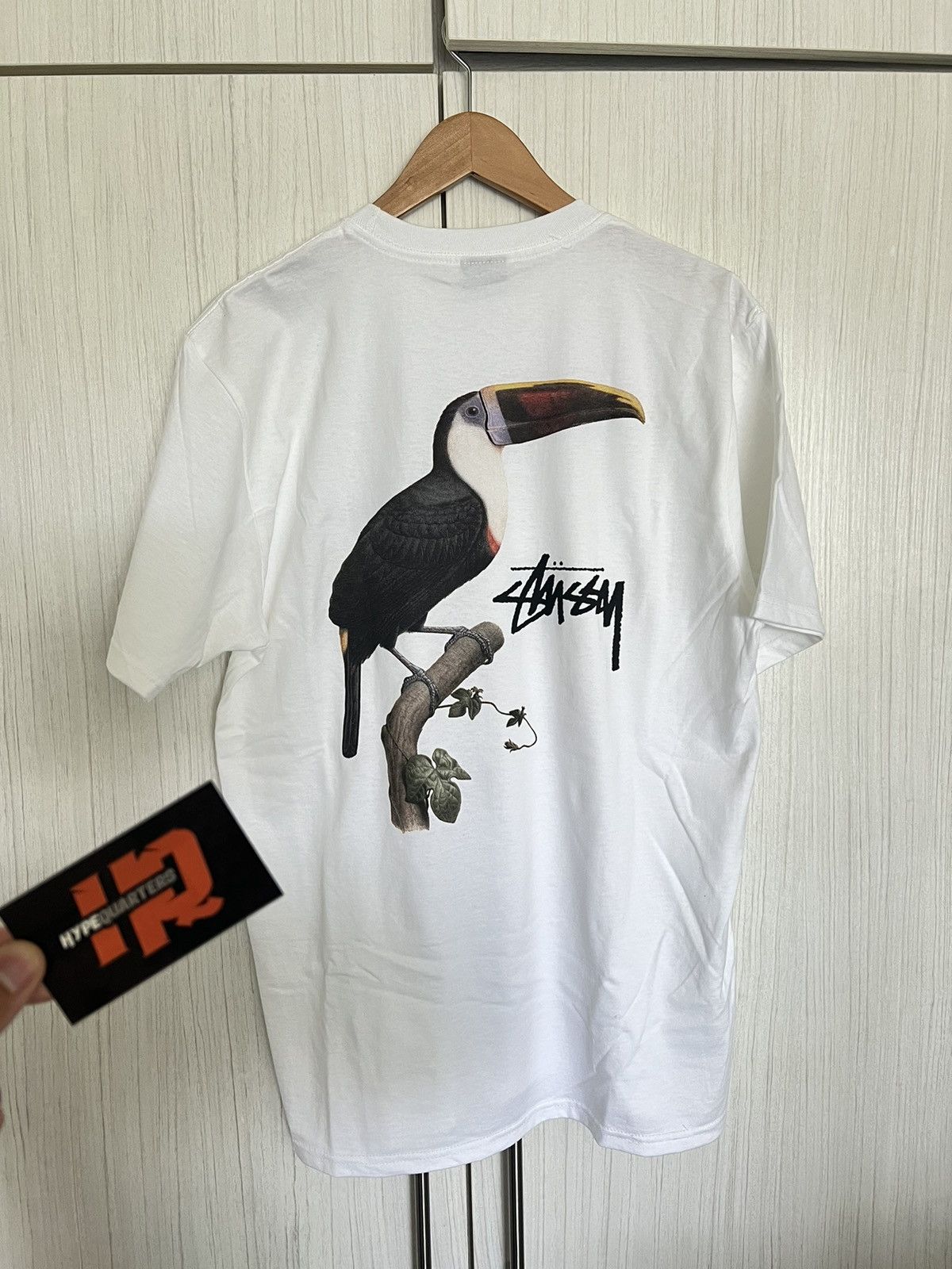 Stussy Stussy Toucan Tee “White” Size US M / EU 48-50 / 2 - 1 Thumbnail