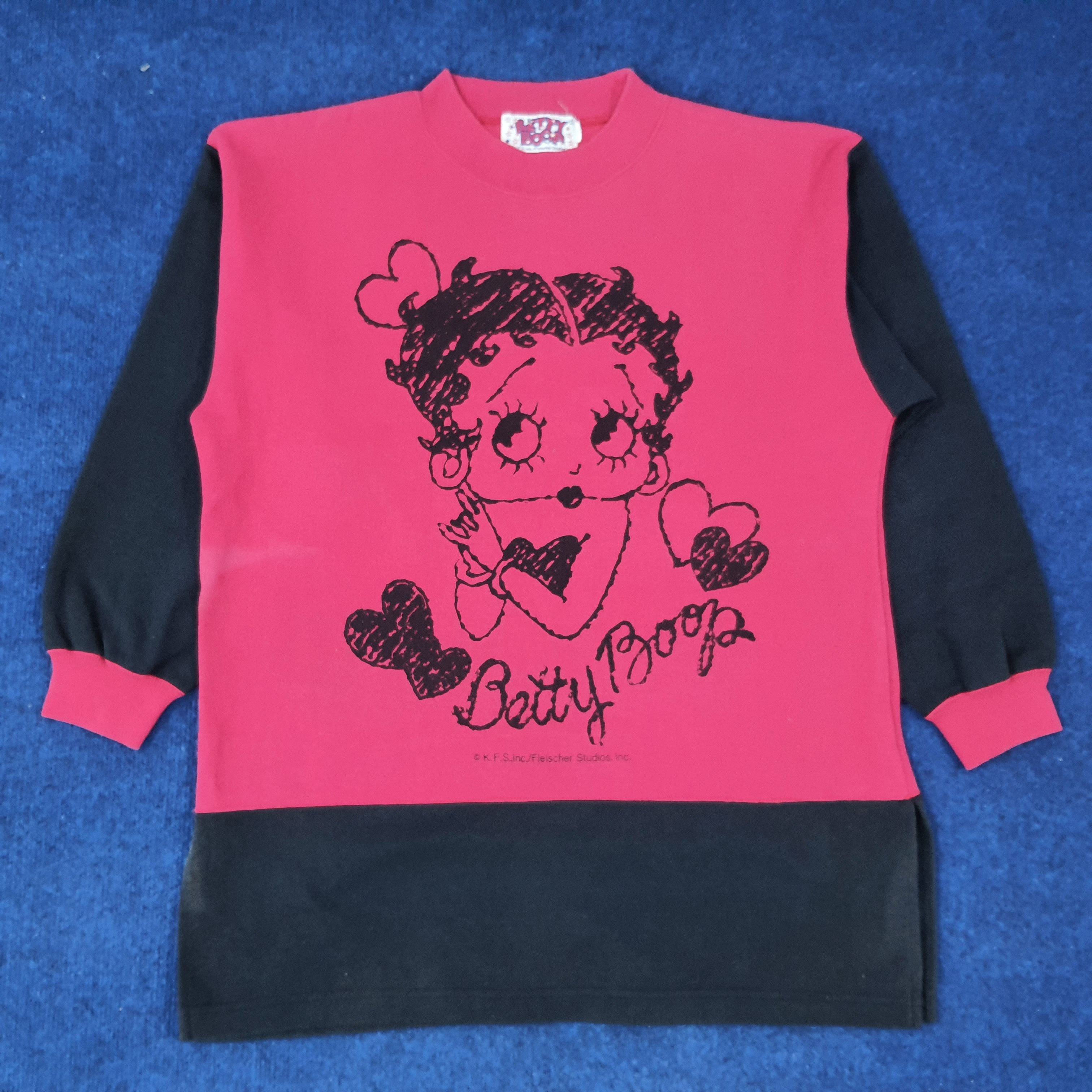 Vintage Vintage Betty Boop Sweatshirt C233N16 Size M / US 6-8 / IT 42-44 - 1 Thumbnail