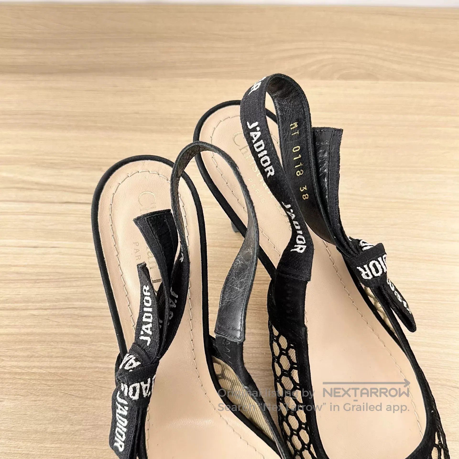 Dior Dior Mesh Kitten Heel Pumps Size 38. Size US 7 / IT 37 - 7 Thumbnail