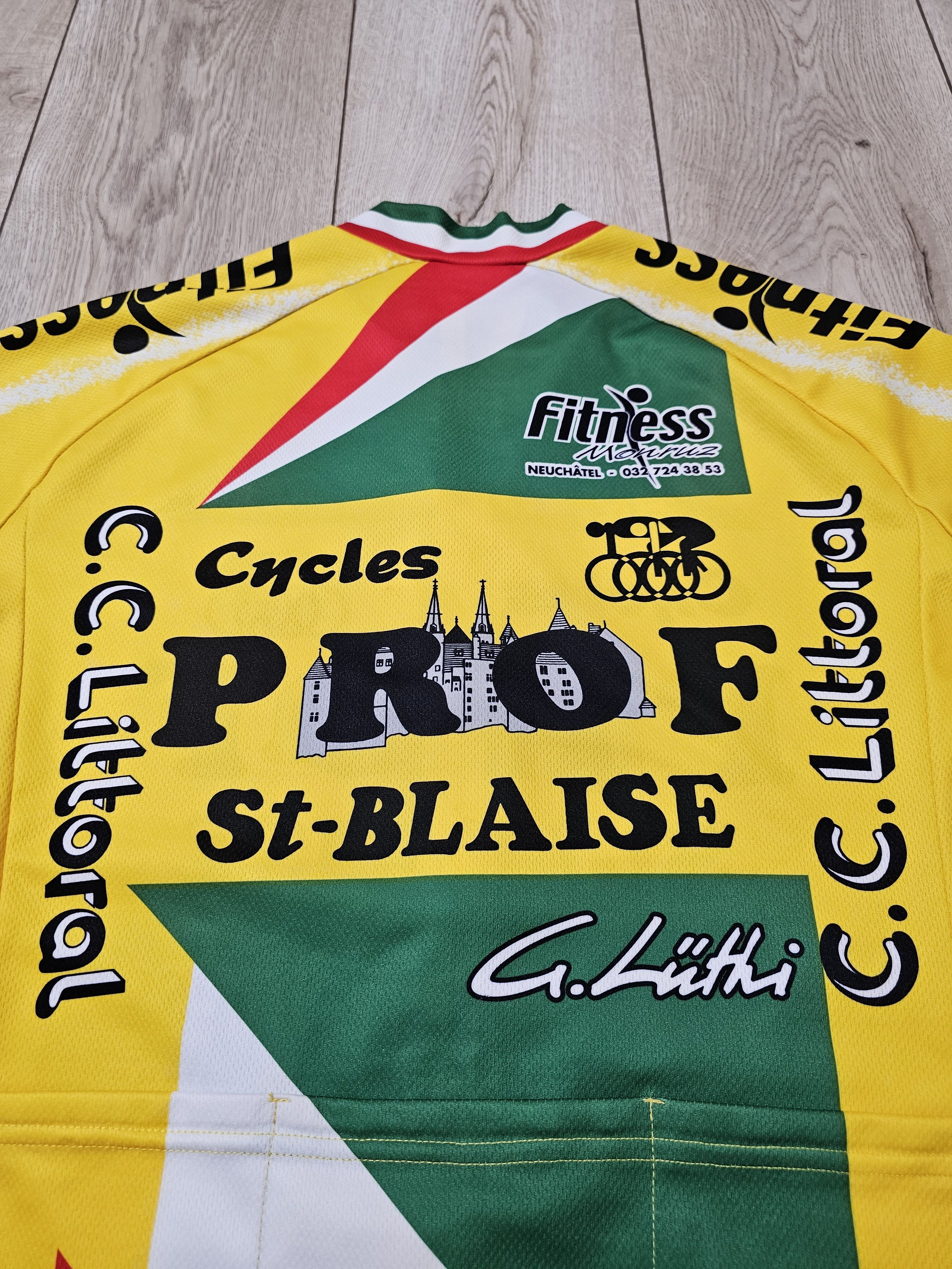 All Sport × Vintage NALINI CYCLINC JERSEY SWITZERLAND VELO TEAM PROF SHIRT Size US M / EU 48-50 / 2 - 5 Thumbnail