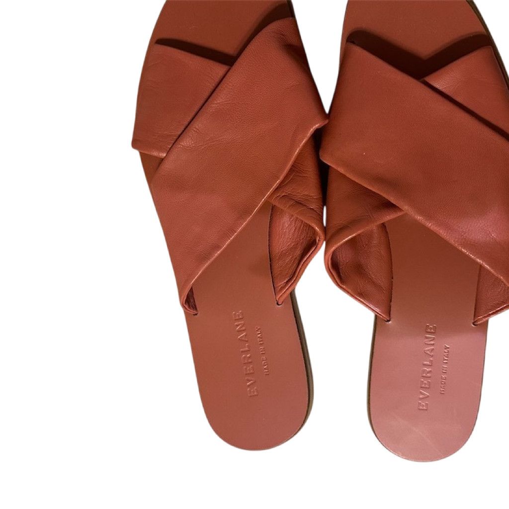 Everlane The Day Crossover Sandal in Burnt Sienna Size US 5 / IT 35 - 3 Thumbnail