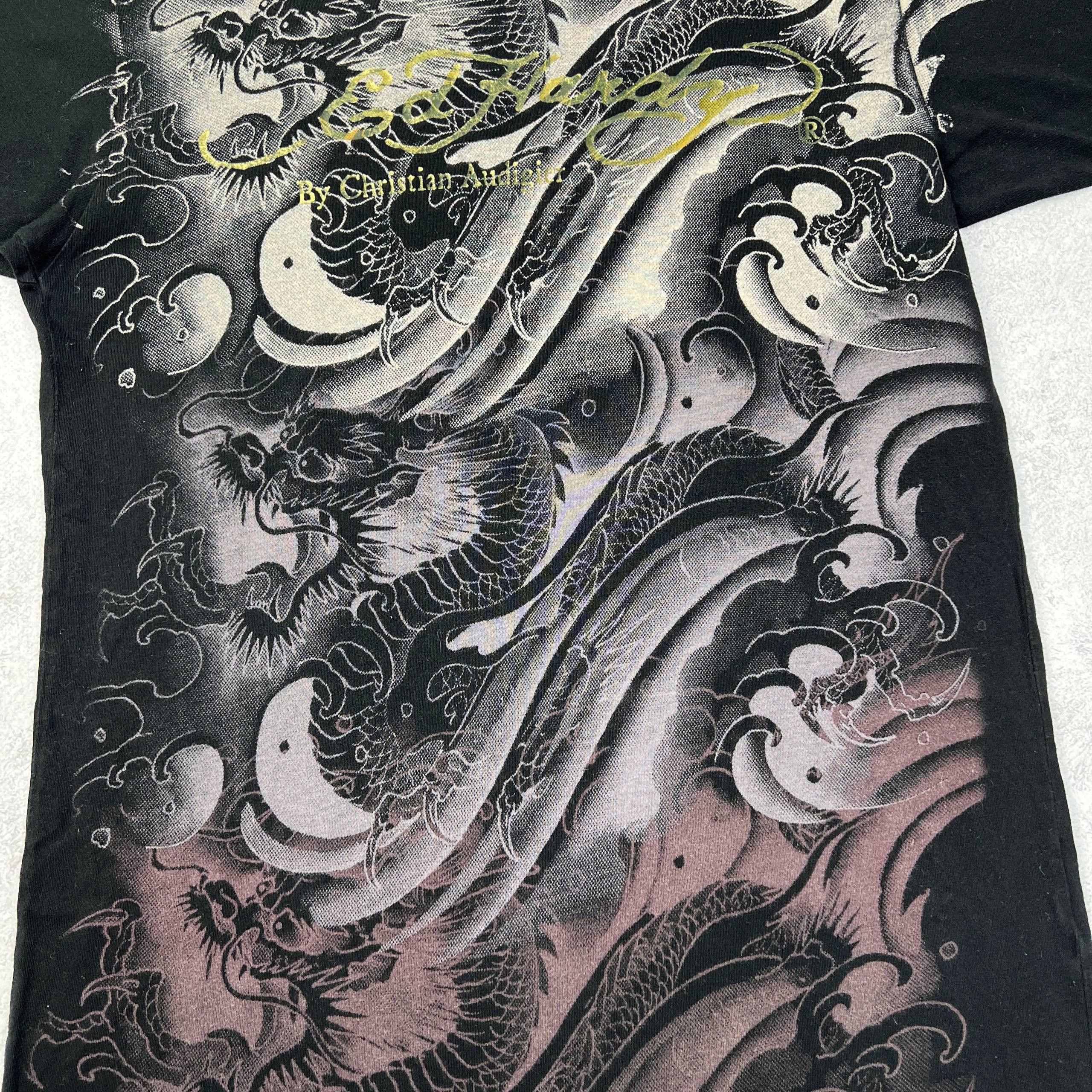 Ed Hardy Ed Hardy by Christian Audigier T-Shirt Dragon Tattoo Print Size US S / EU 44-46 / 1 - 3 Thumbnail