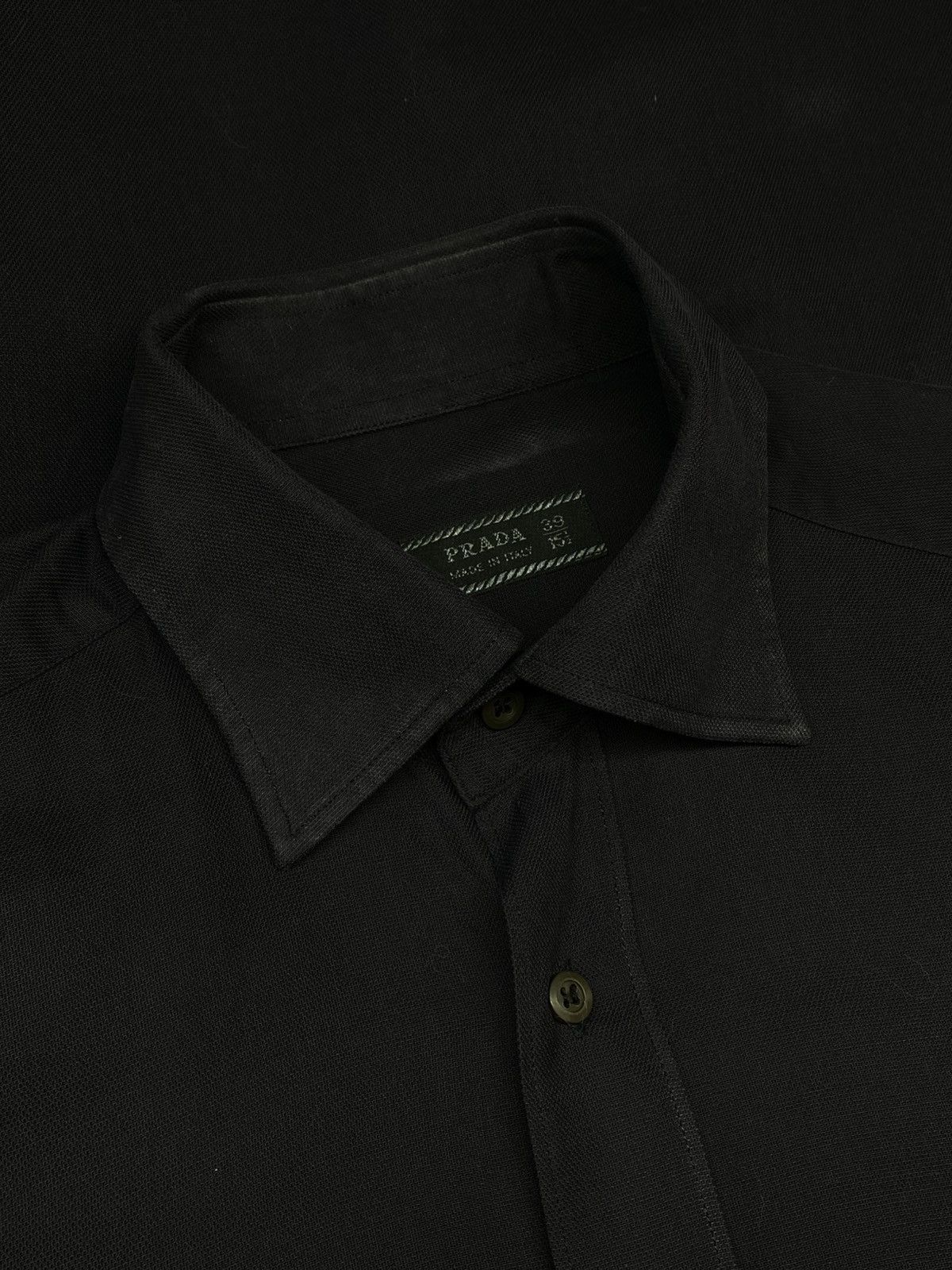 Prada Prada Slightly Transparent Dress Shirt Blue Size US M / EU 48-50 / 2 - 16 Thumbnail