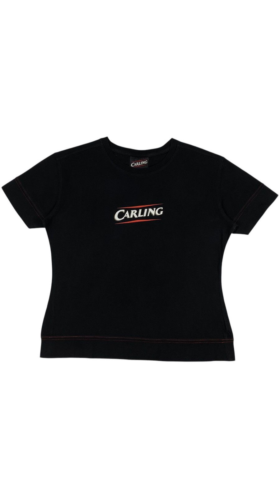 Vintage Y2K Carling Beer Official T-shirt Size L / US 10 / IT 46 - 1 Thumbnail