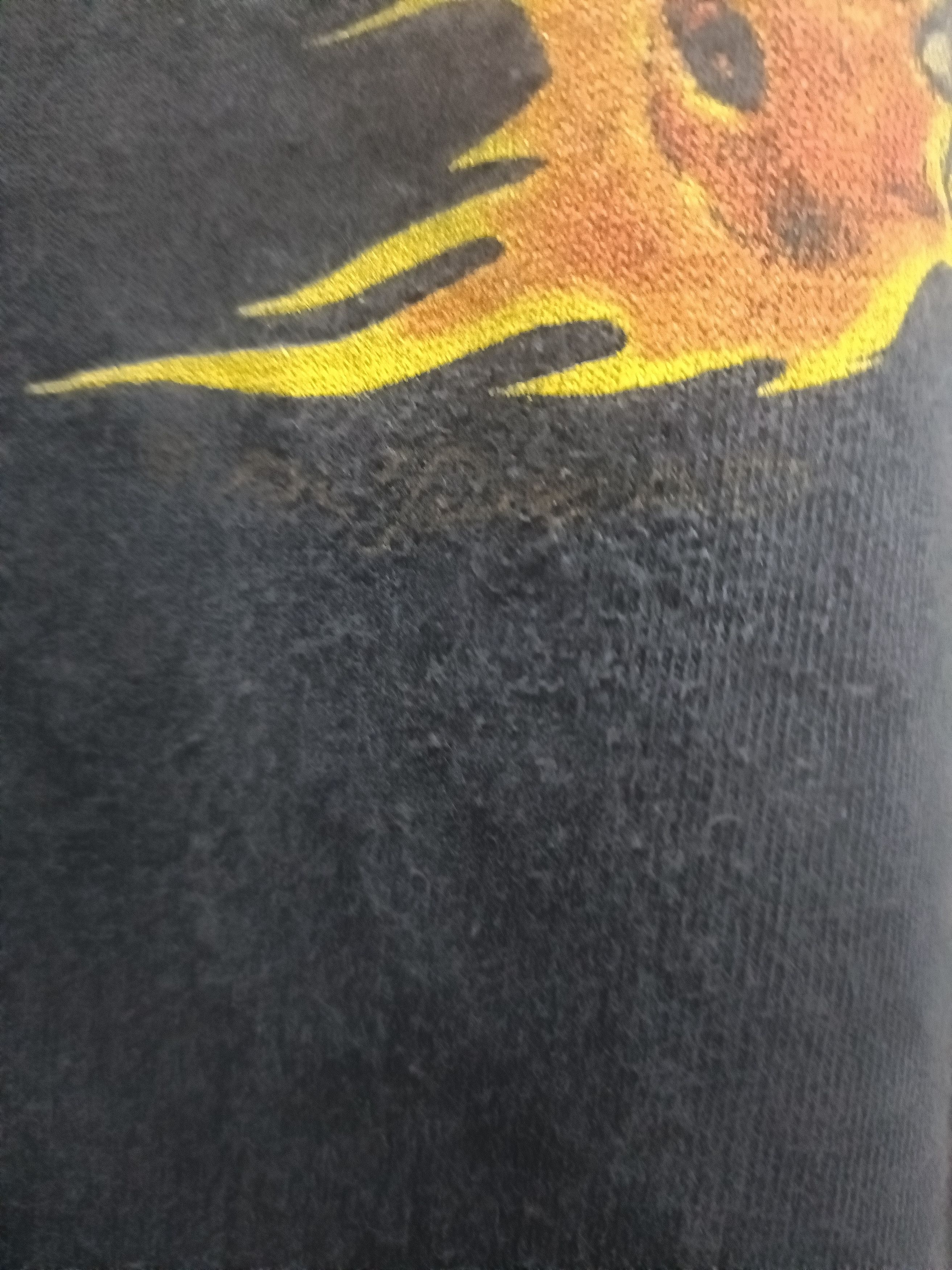 Vintage Metalica Vintage 1994 Pushed Flaming Skull T Shirt Size US XL / EU 56 / 4 - 3 Thumbnail