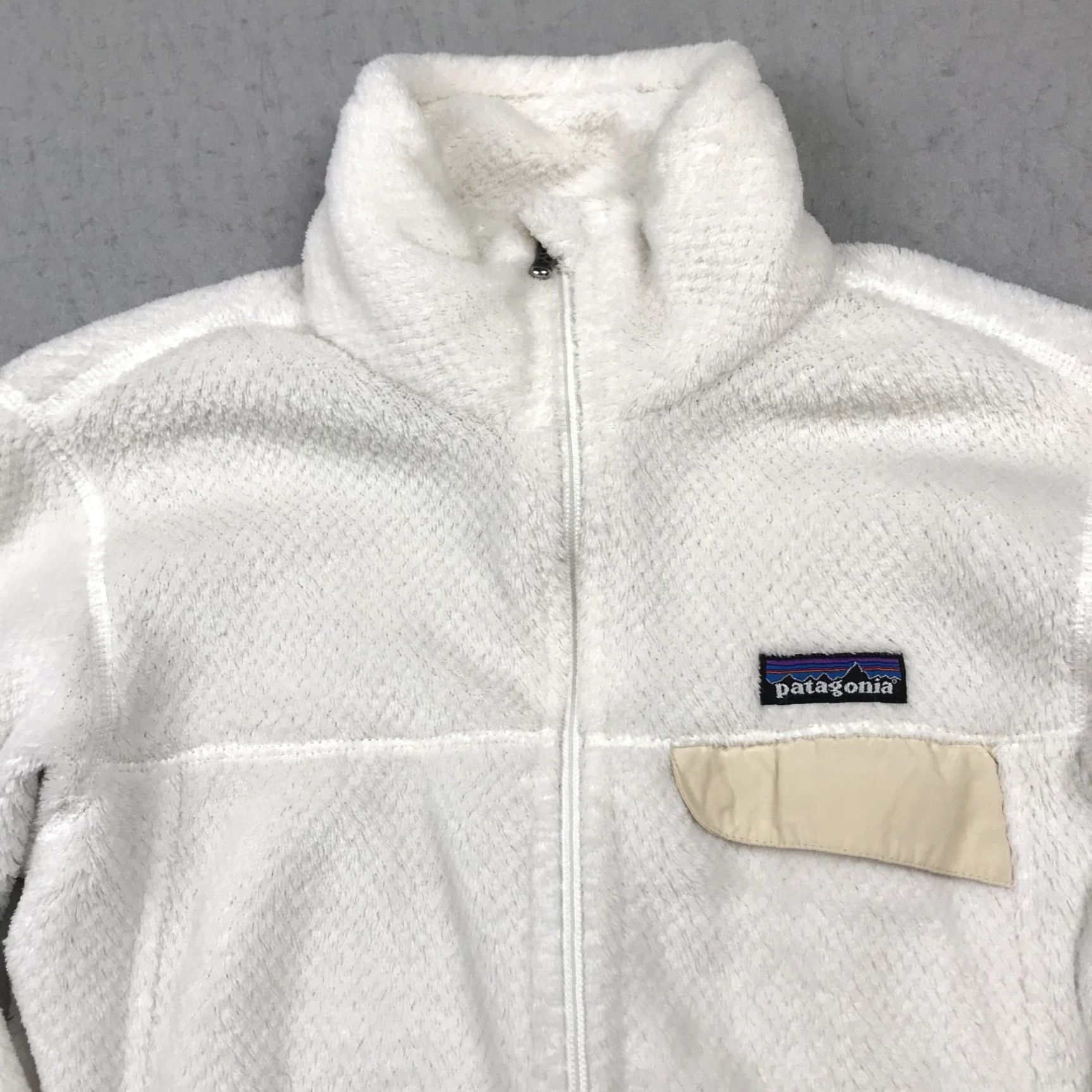 Patagonia Patagonia Jacket Womens Small Ivory Beige Purple Re Tool Zip Fleece Outdoor Size S / US 4 / IT 40 - 2 Thumbnail