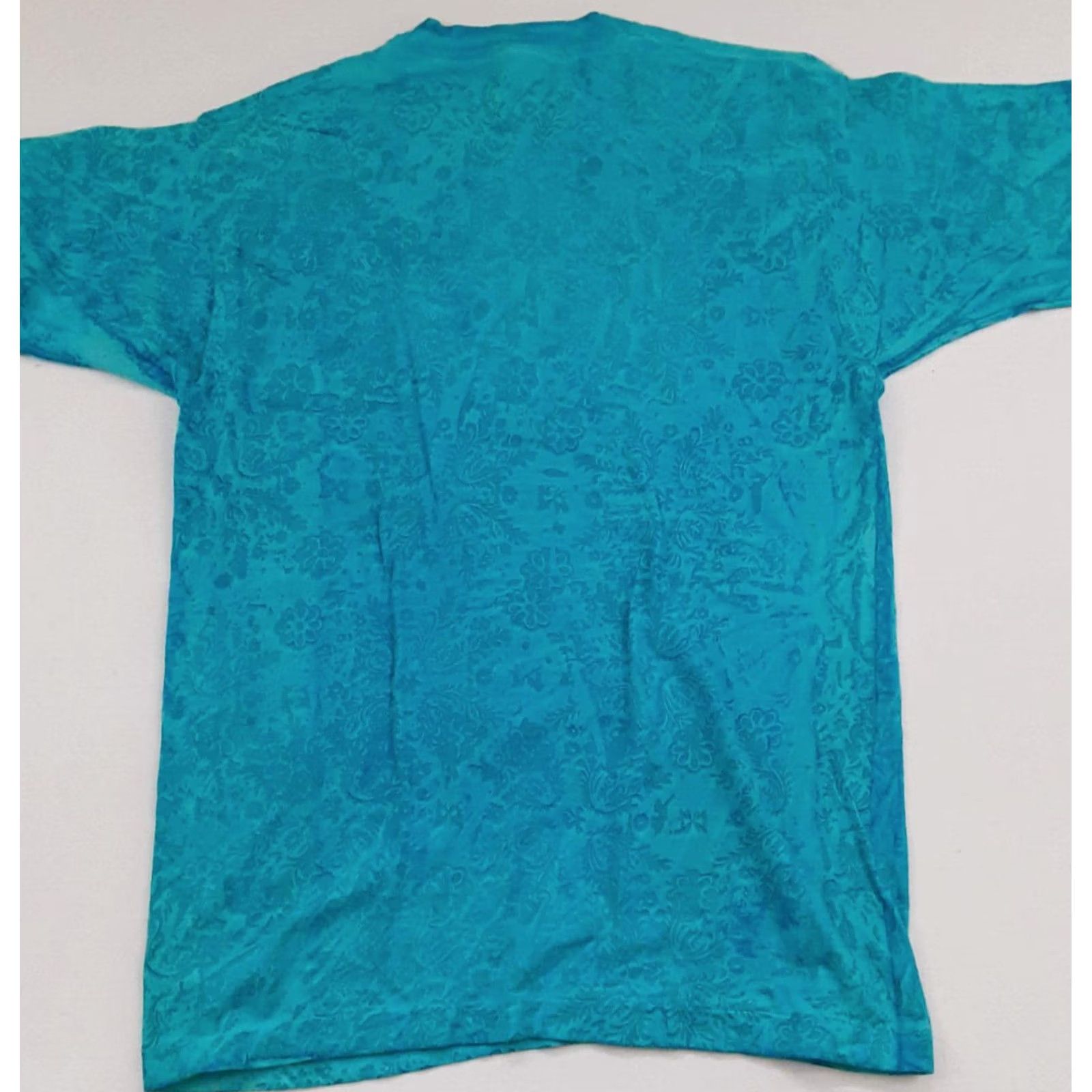 Fruit Of The Loom VINTAGE Celebrate Life USA Made Blue Single Stitch T-Shirt L Mens 80s Navy Blue Stitch EUC Fruit of the Loom Size US L / EU 52-54 / 3 - 6 Thumbnail
