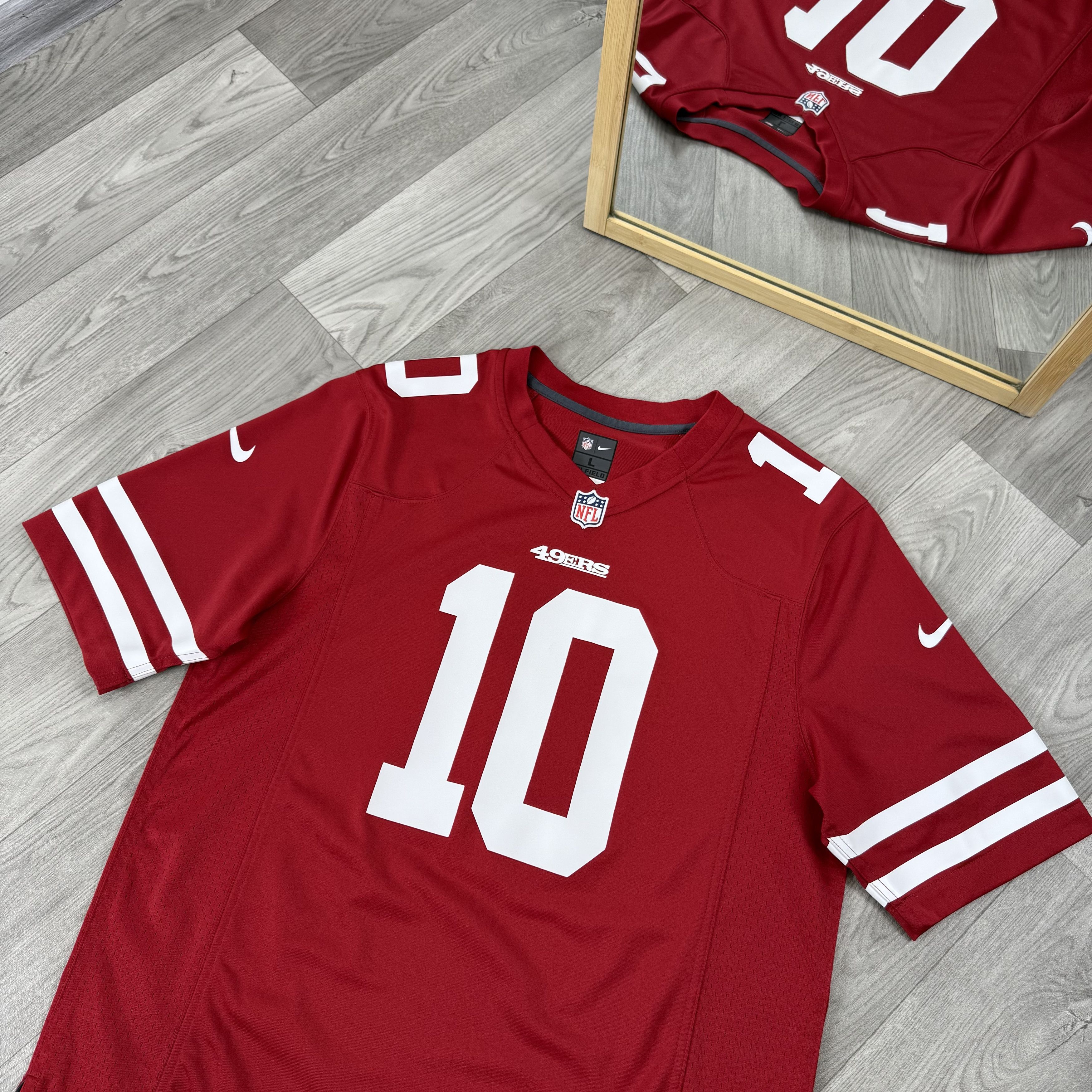 Nike Nike 49ers Garoppolo 10 NFL Red Jersey Shirt L Size US L / EU 52-54 / 3 - 7 Thumbnail